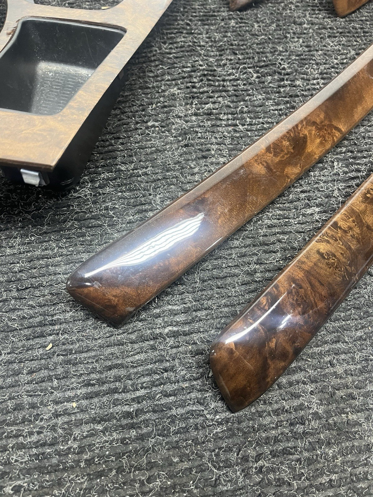☑️ 06-11 BMW 3 SERIES E92 COUPE INTERIOR CONSOLE DOOR DASH TRIM SET WOOD GRAIN