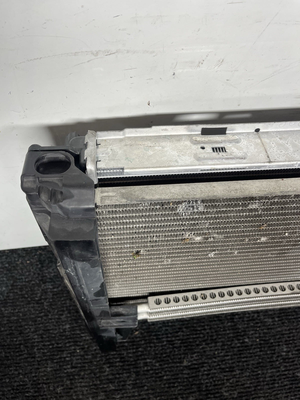 ☑️ 07-13 BMW E92 N54 335i RADIATOR M/T MANUAL TRANSMISSION W CONDENSER OEM