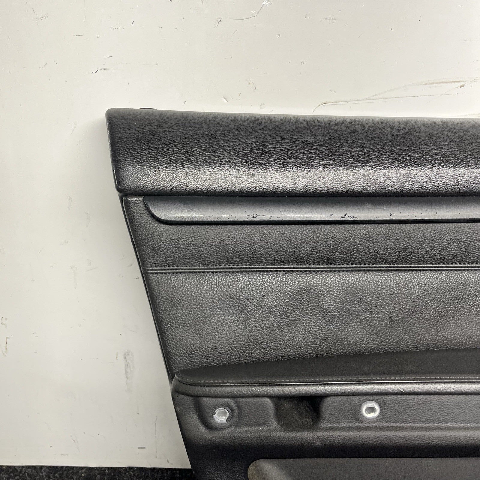 ☑️ 07-13 BMW E92 E93 3 Series Left Driver Side Door Panel Card Black OEM