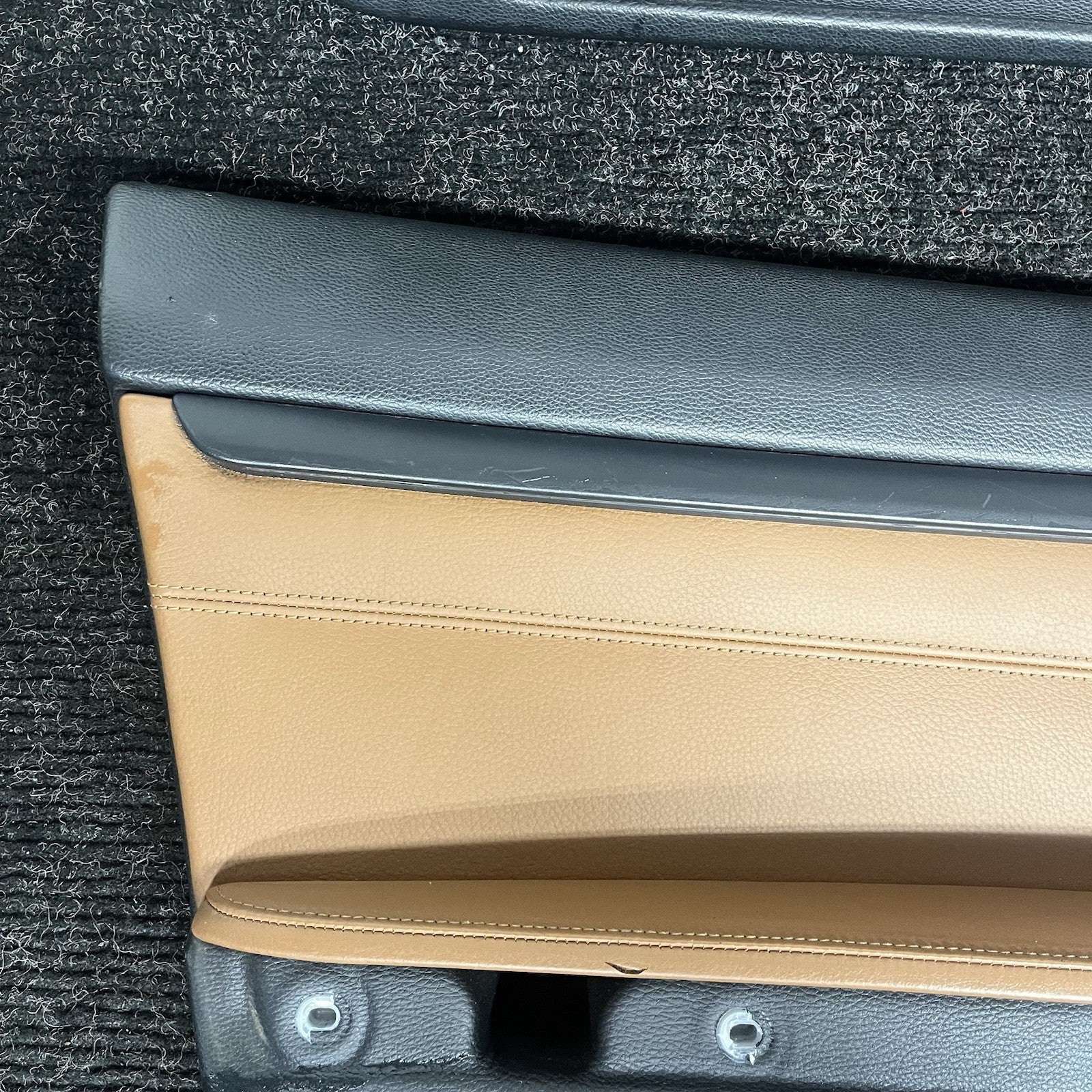 ☑️ 07-13 OEM BMW E92 E93 335 Front Left Right Door Cards Panels Saddle Brown SET