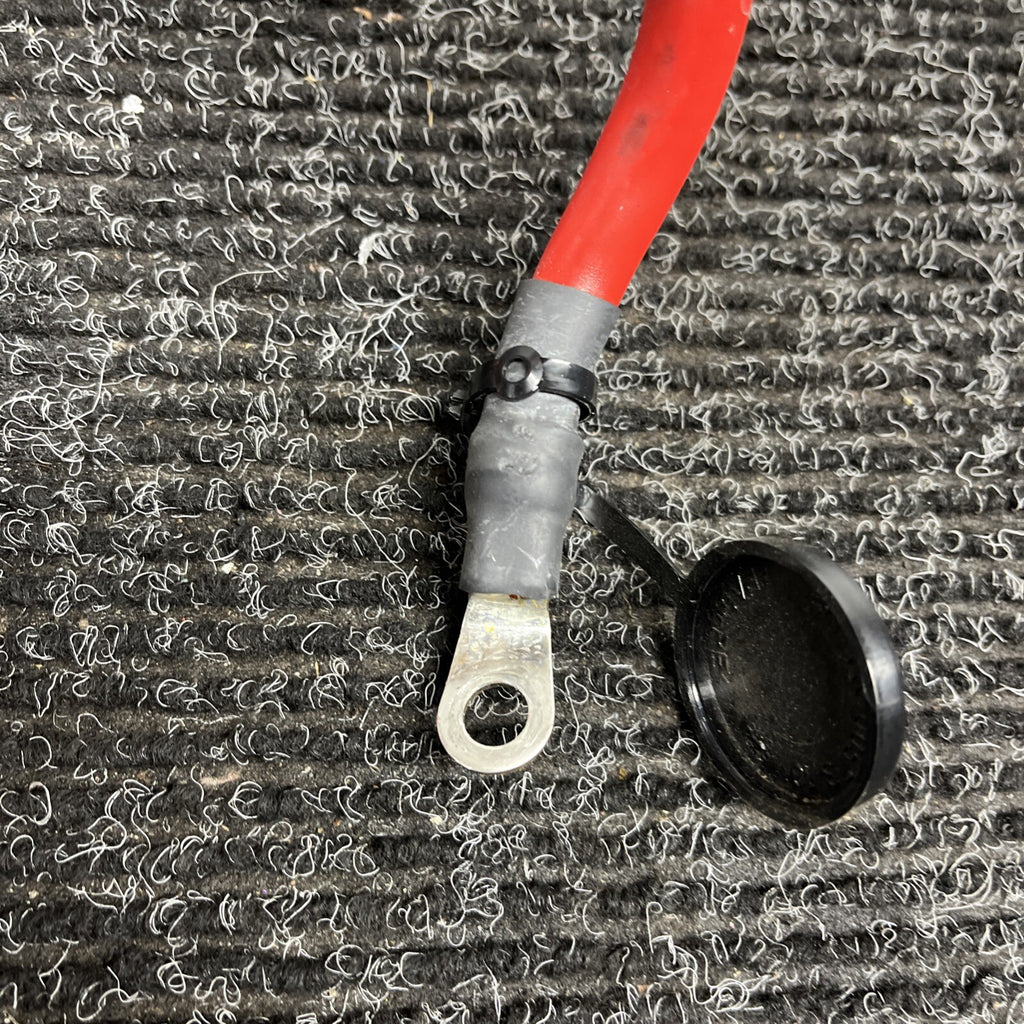 ☑️ 06-13 OEM BMW E82 E90 E92 M3 Battery Plus Pole Terminal Positive Red Cable