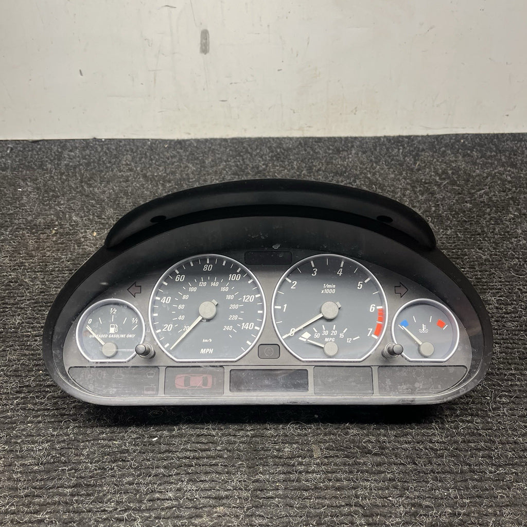 ☑️02-06 BMW E46 330Ci Coupe Convertible Instrument Gauge Cluster Manual OEM 178k