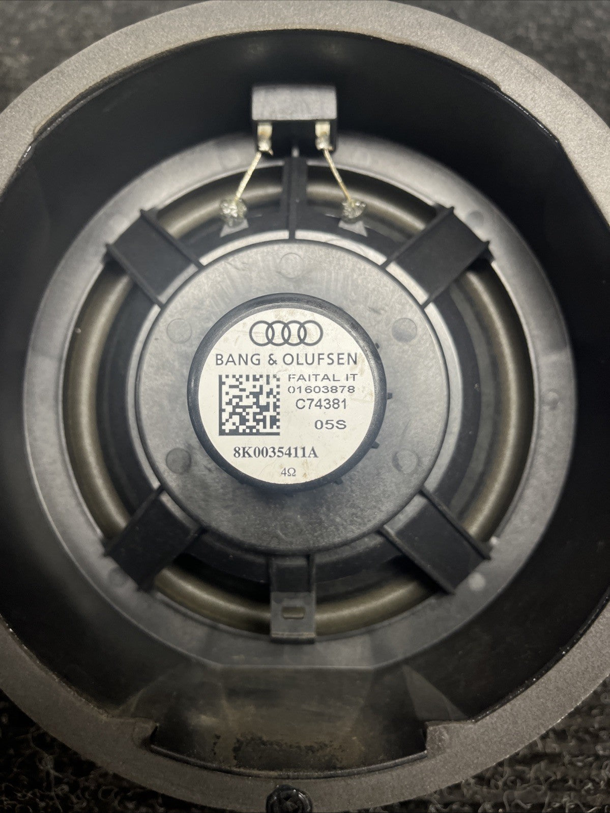 ☑️ 09-16 AUDI S4 A4 REAR DOOR MID TWEETER SPEAKER UNIT BANG & OLUFSEN OEM