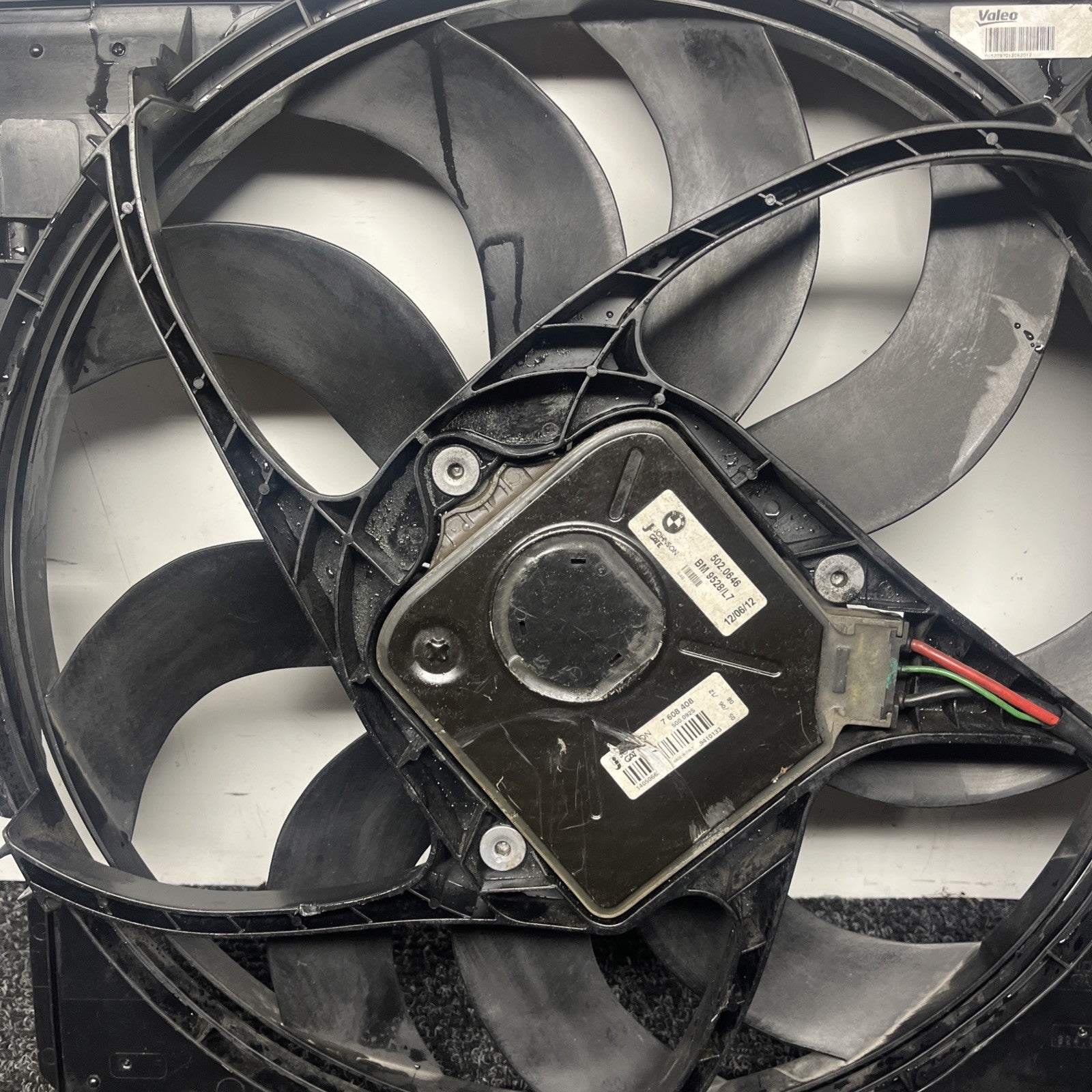 ☑️ 12-16 OEM BMW F22 F23 F30 F32 F33 F36 F87 M2 Radiator Cooling Fan Shroud 850W
