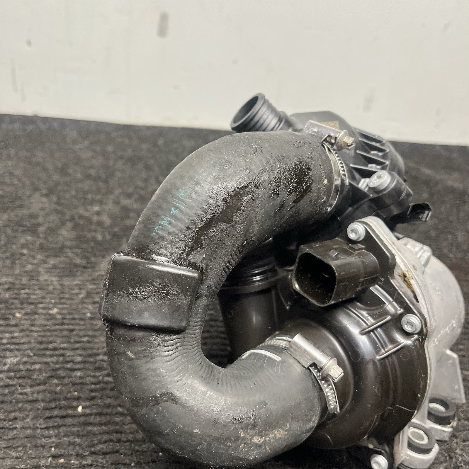 ☑️OEM BMW E82 E90 E92 F10 F13 N54 N55 Electric Water Pump W/ Thermostat 72K Mile