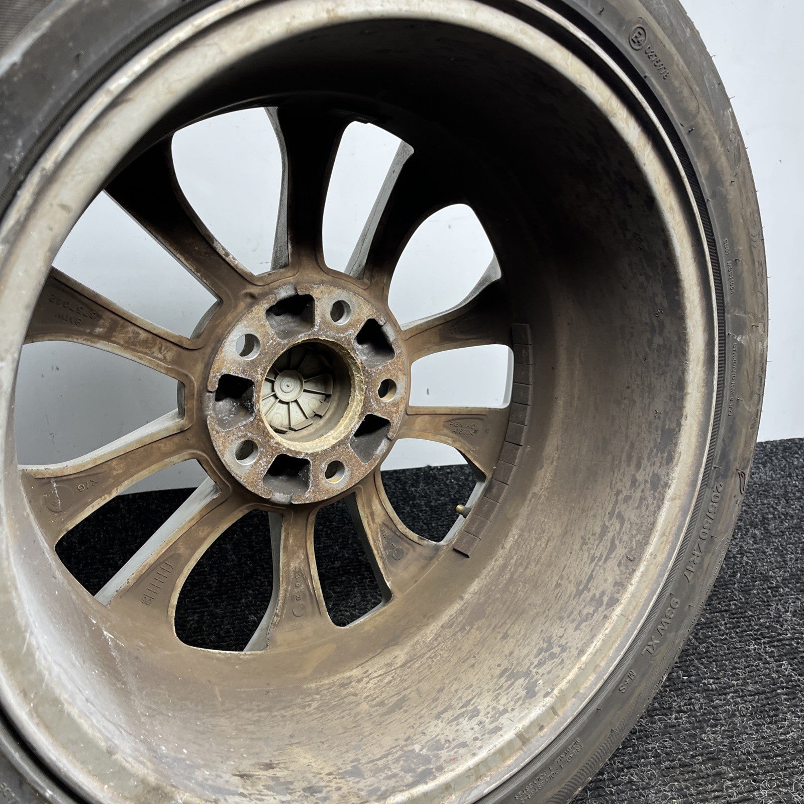 ☑️ Bmw 325I Oem Rim Factory Wheel 17" X 7" 10 Spoke Scuffs 6757042