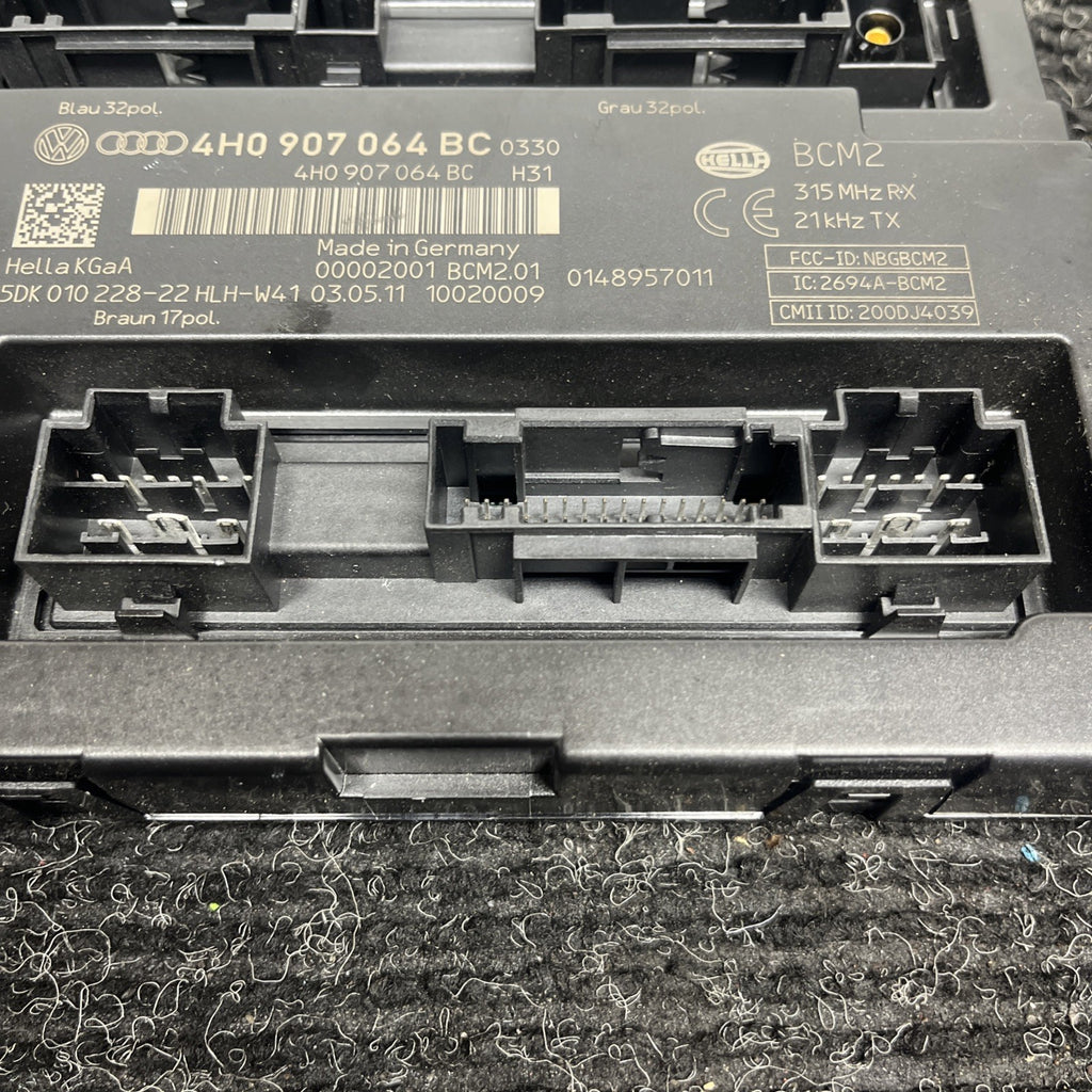☑️ 11-18 AUDI A6 A7 A8 A8L S6 S7 S8 TOUAREG BCM BODY COMFORT CONTROL MODULE OEM