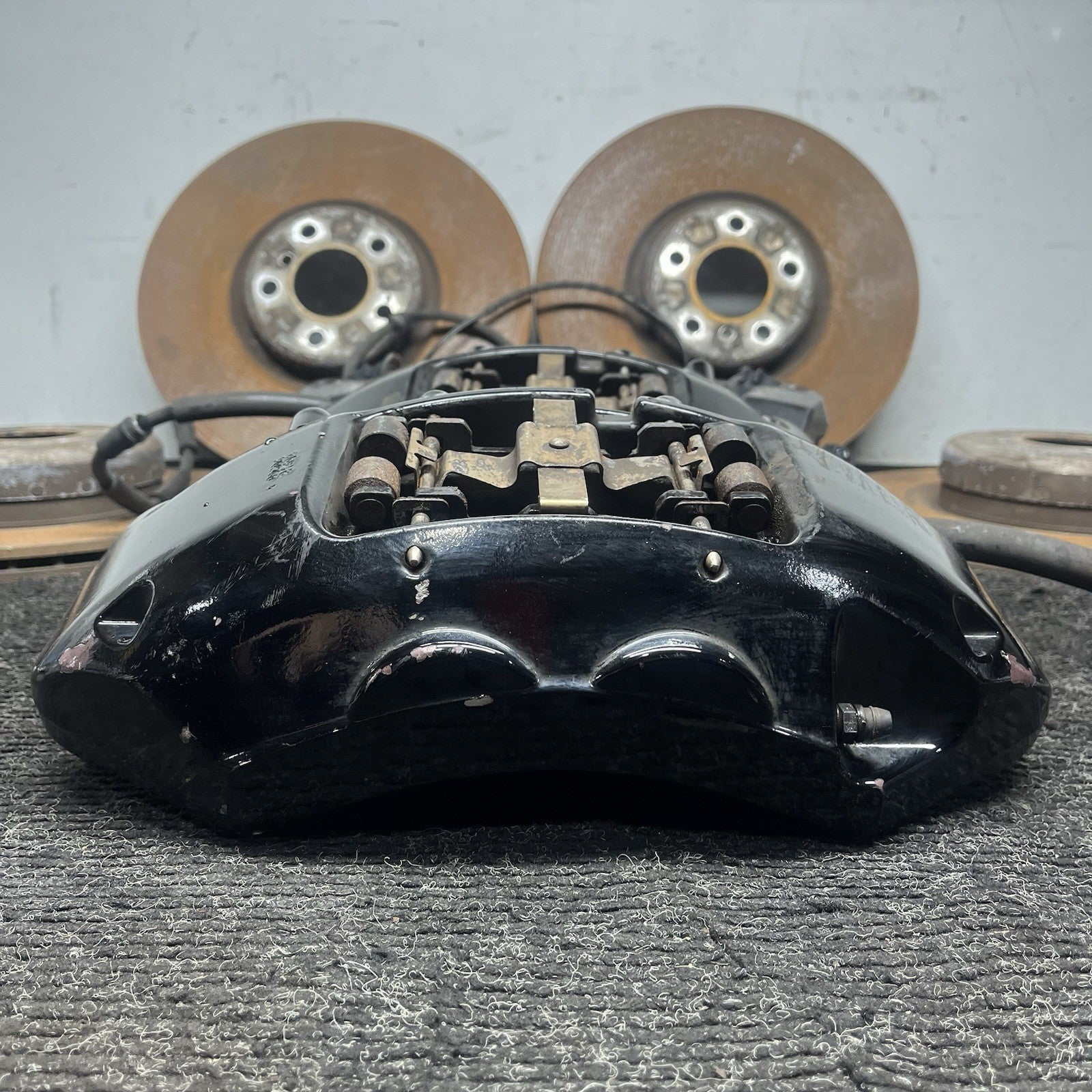 ☑️ BMW E70 X5M X6M (2010-2013) OEM BREMBO BRAKE CALIPER CALIPERS PADS ROTORS SET