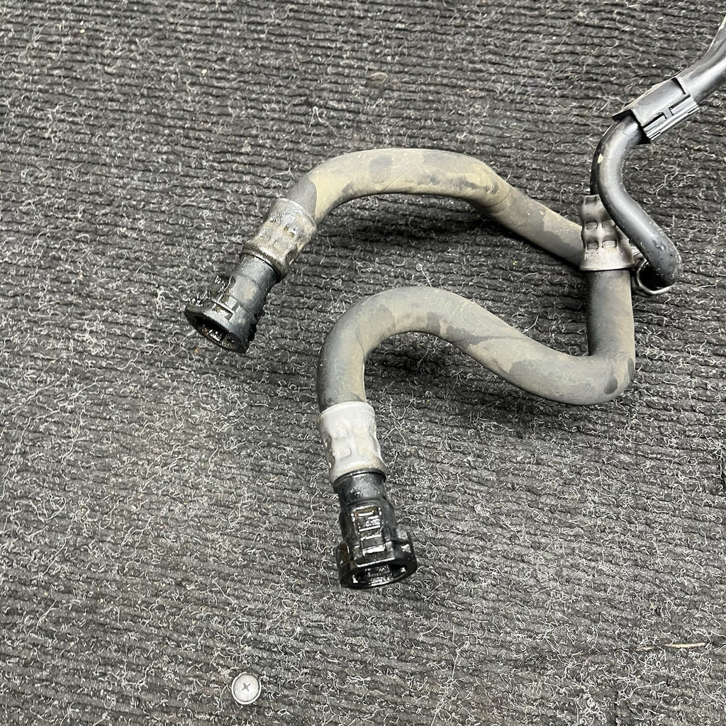 ☑️ BMW E90 E92 E91 328i N52 Automatic Transmission Oil Cooler Lines RWD OEM