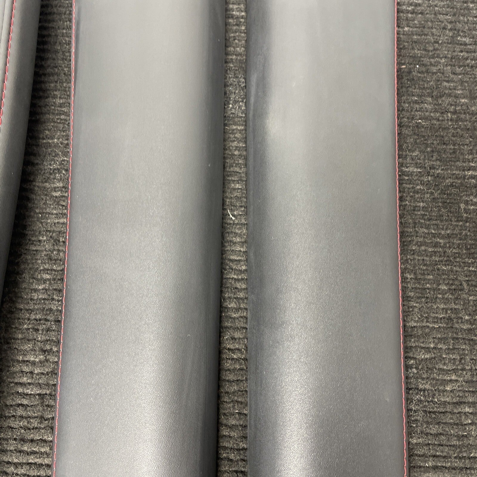 13-19 SCION FRS SUBARU BRZ 86 DOOR PANEL RED STITCHING LEATHER TRIM ARMREST SET
