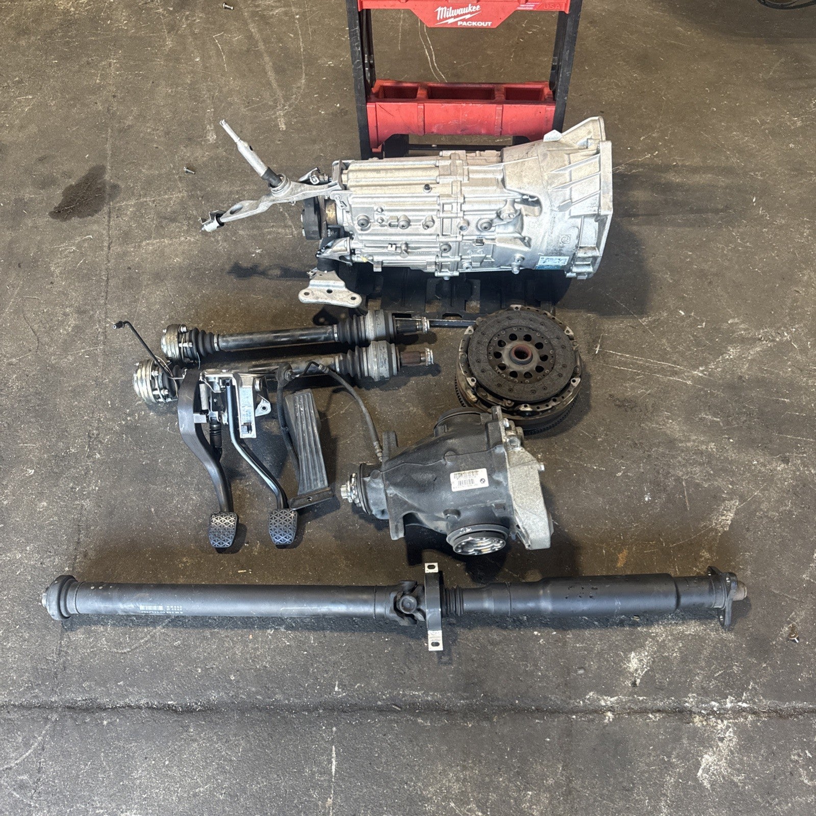 ☑️ 07-10 BMW 335i 135i N54 RWD MANUAL TRANSMISSION 6 SPEED SWAP GS6-53BZ 130k