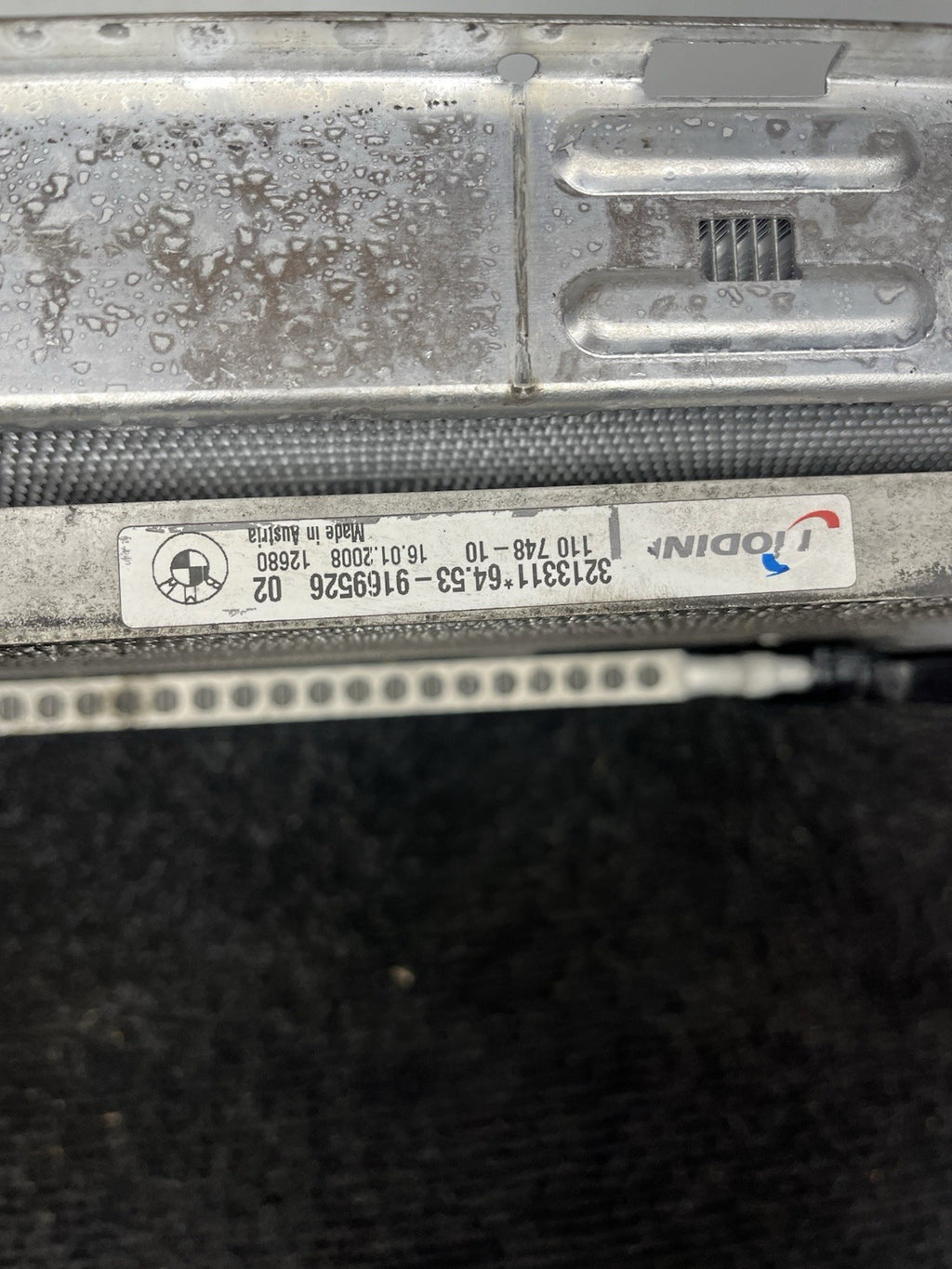 ☑️ 07-13 BMW E92 N54 335i RADIATOR M/T MANUAL TRANSMISSION W CONDENSER OEM