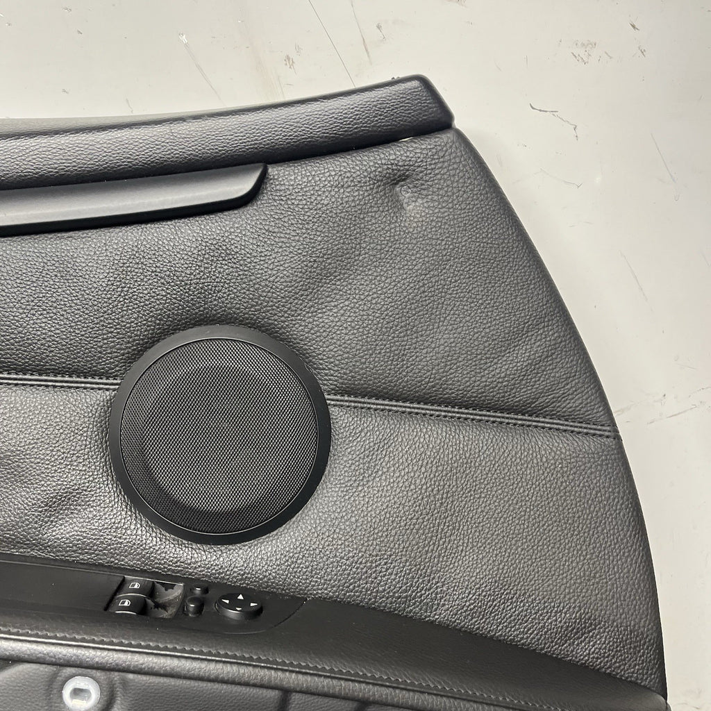 ☑️ 07-13 BMW E92 E93 3 Series Left Driver Side Door Panel Card Black OEM