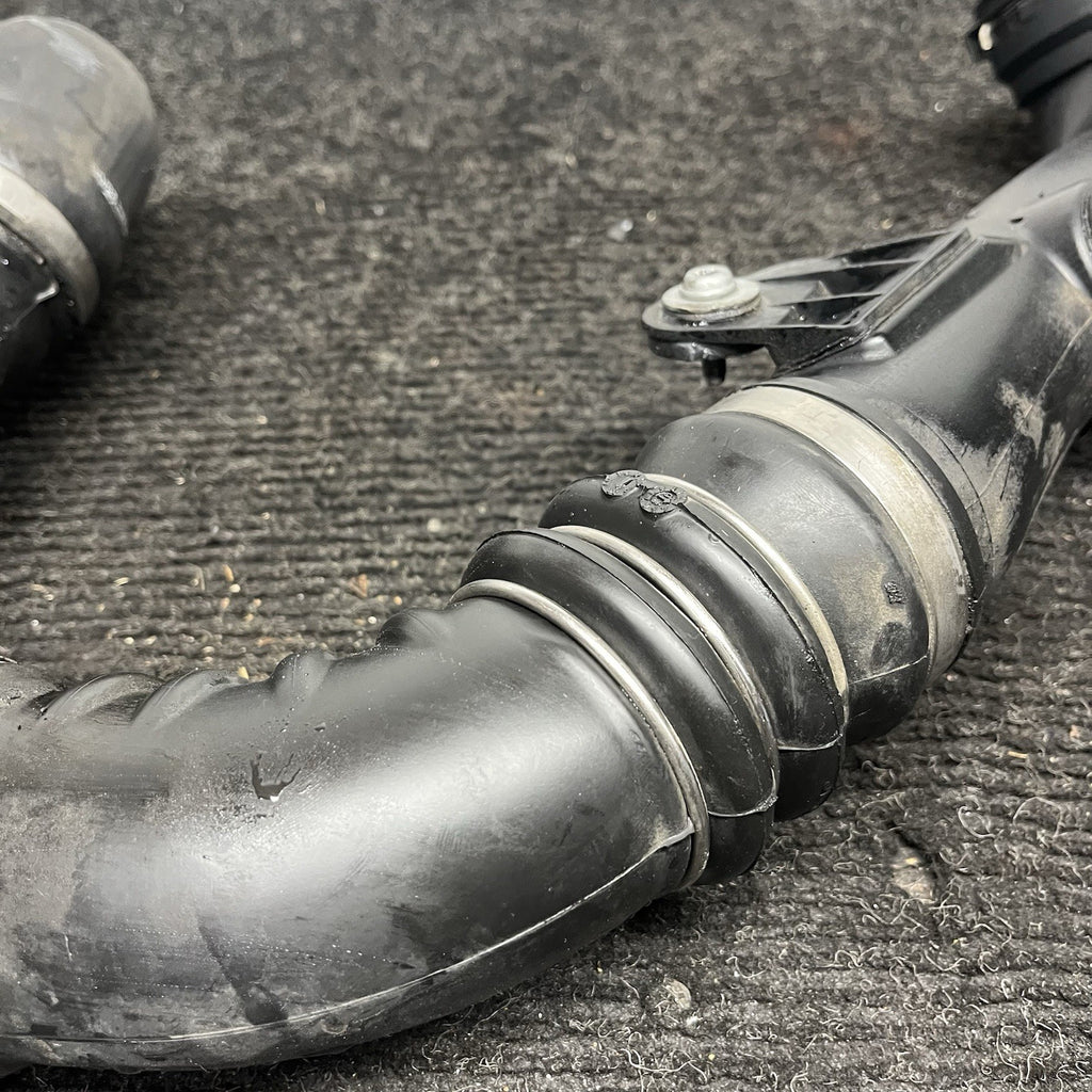 ☑️ BMW 07-10 E90 E92 E82 N54 Air Intake Charge Induction Charge Pipe Tract OEM