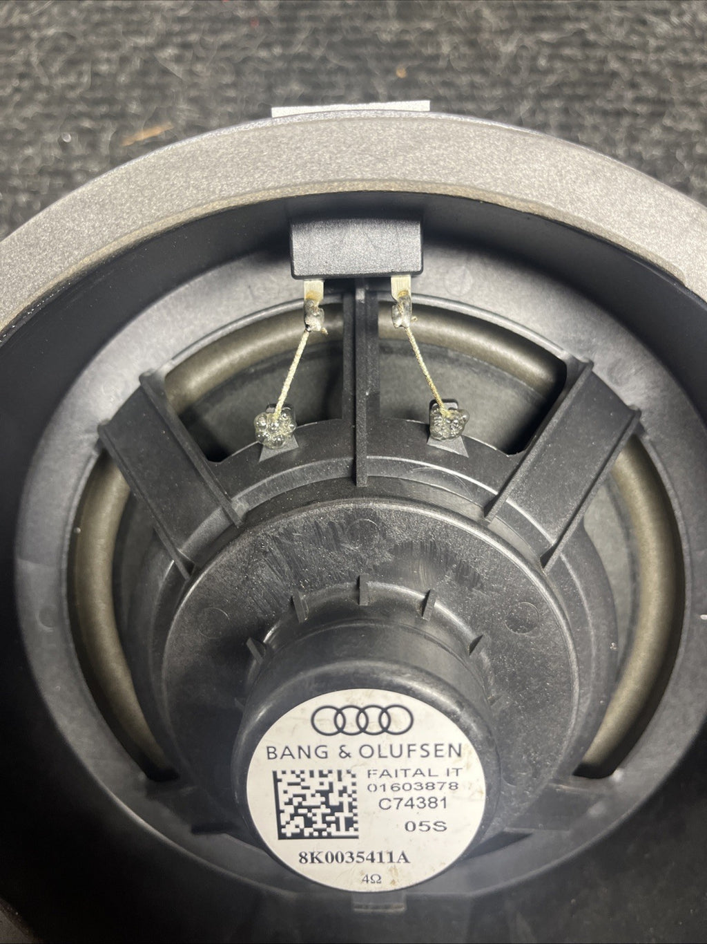 ☑️ 09-16 AUDI S4 A4 REAR DOOR MID TWEETER SPEAKER UNIT BANG & OLUFSEN OEM