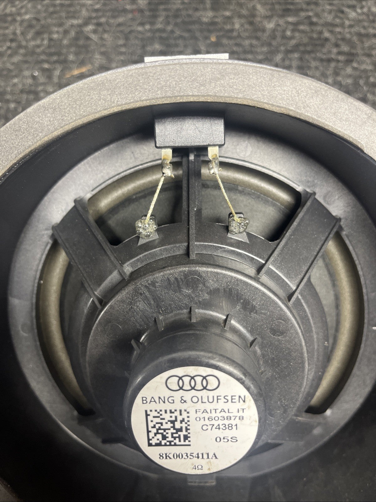 ☑️ 09-16 AUDI S4 A4 REAR DOOR MID TWEETER SPEAKER UNIT BANG & OLUFSEN OEM