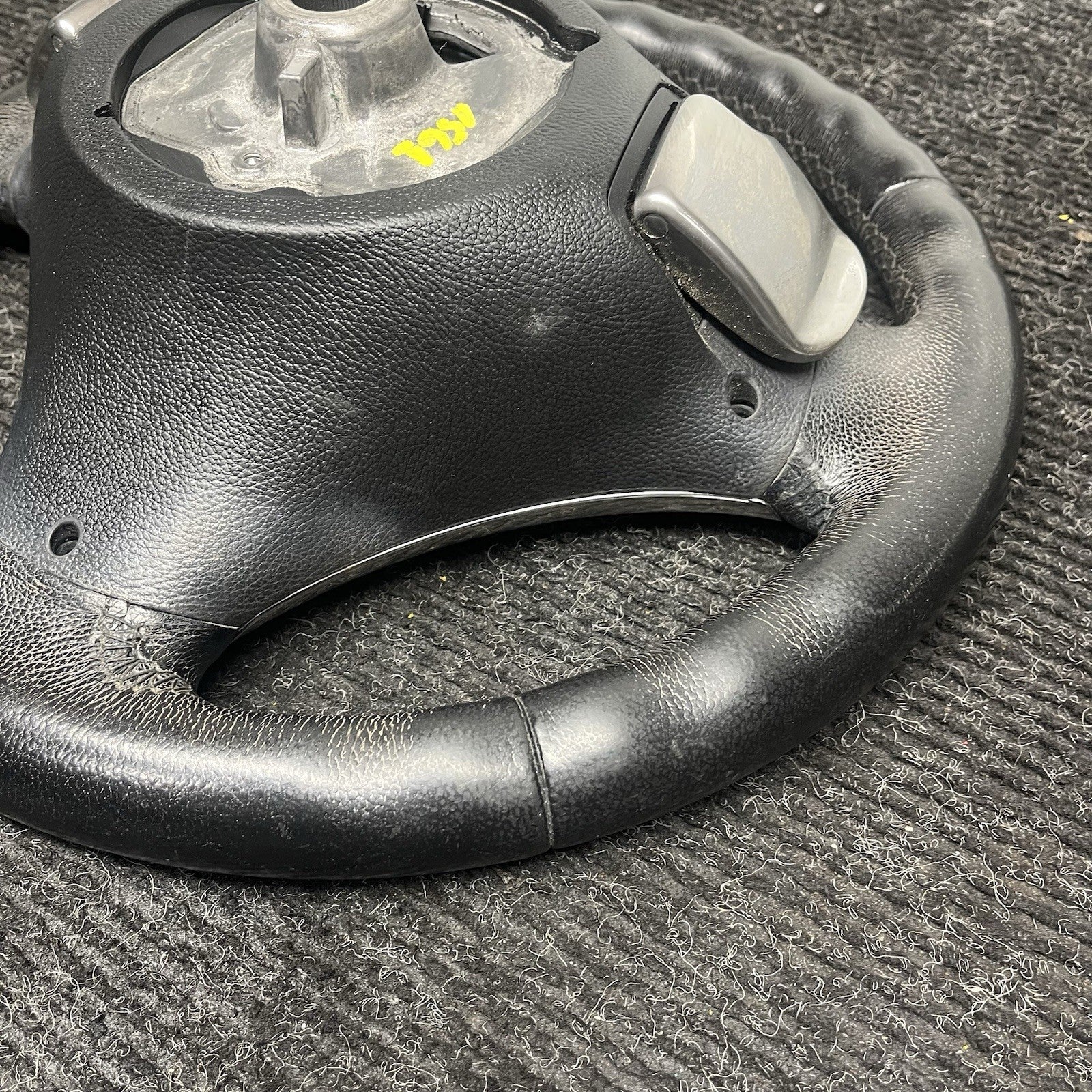☑️ 06-10 OEM BMW E92 E93 335 Sport Steering Wheel Black LEATHER w/ Paddles