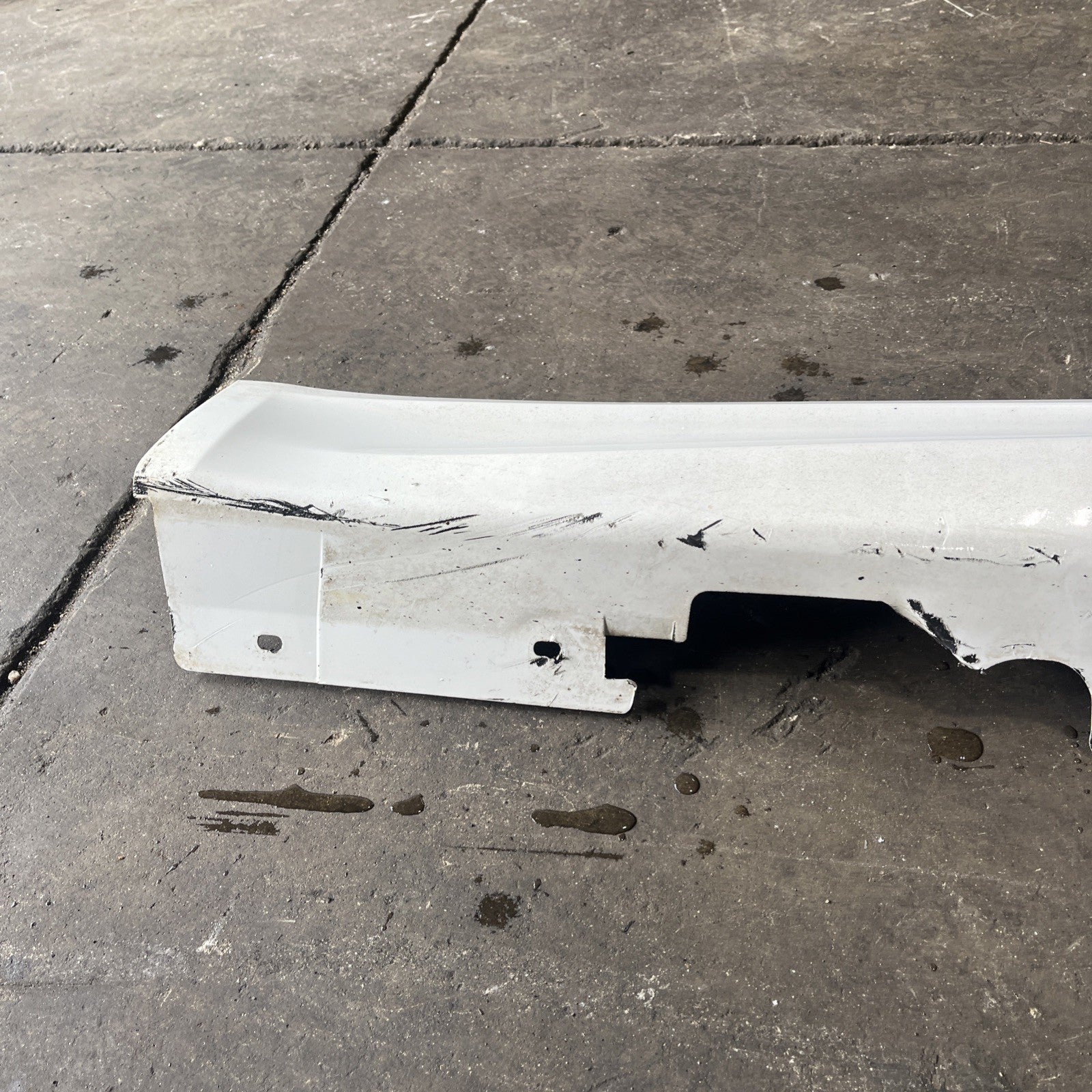 ☑️ 07-13 OEM BMW E92 E93 M3 Left Driver Side Skirt Rocker Panel Mineral White