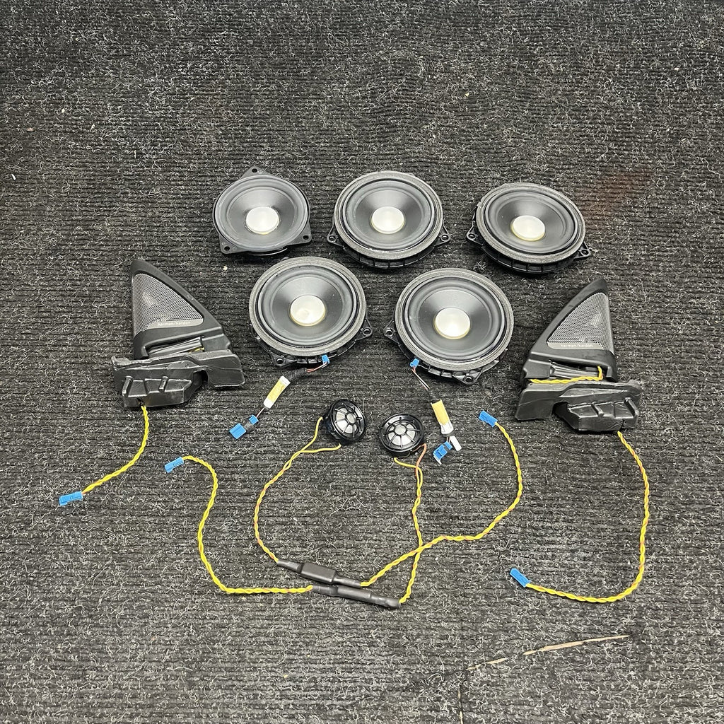 ☑️OEM BMW F32 F33 F36 F80 F82 M3 M4 Audio Sound System Speaker SET HARMAN KARDON