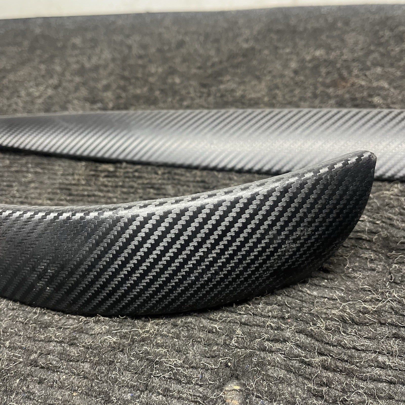 ☑️ 08-13 OEM BMW E82 E88 135 Dash Center Console Door Carbon Wrap Interior Trim