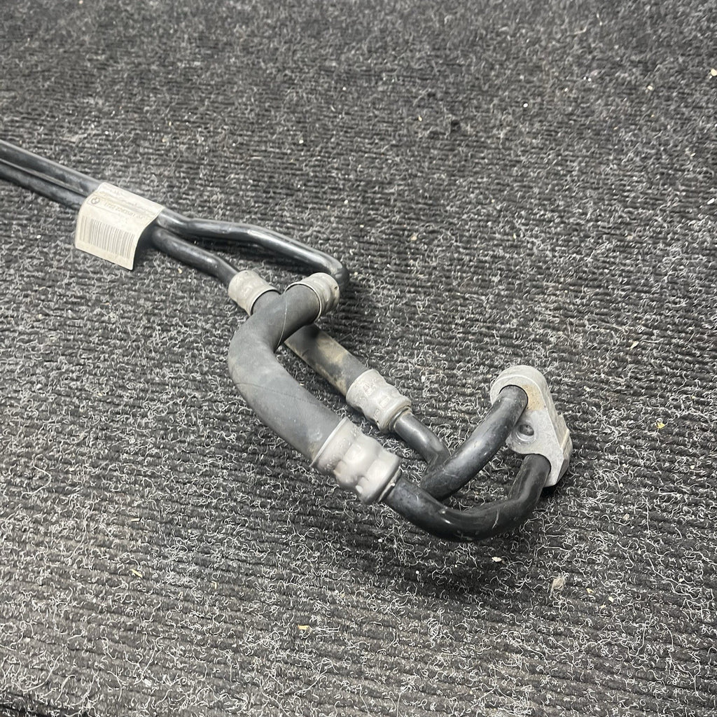 ☑️ 08-13 OEM BMW E90 E92 E93 M3 MT Transmission Oil Cooler Pipe Line Flow Return
