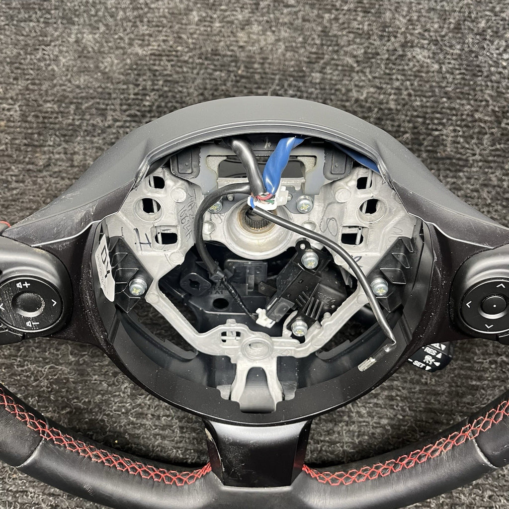 ☑️ 22-24 SUBARU BRZ STEERING WHEEL LEATHER BLACK OEM MANUAL GS131-16410
