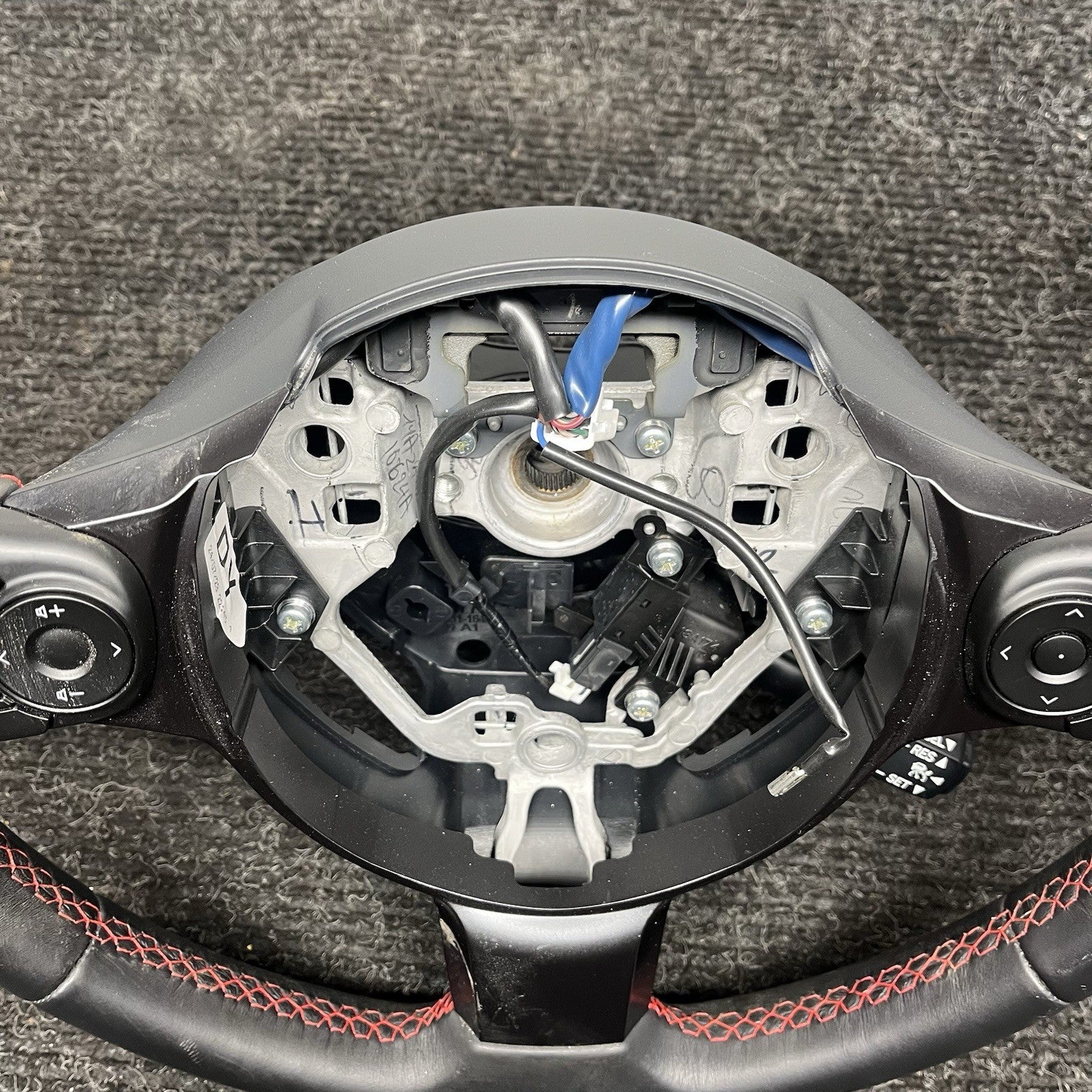 ☑️ 22-24 SUBARU BRZ STEERING WHEEL LEATHER BLACK OEM MANUAL GS131-16410