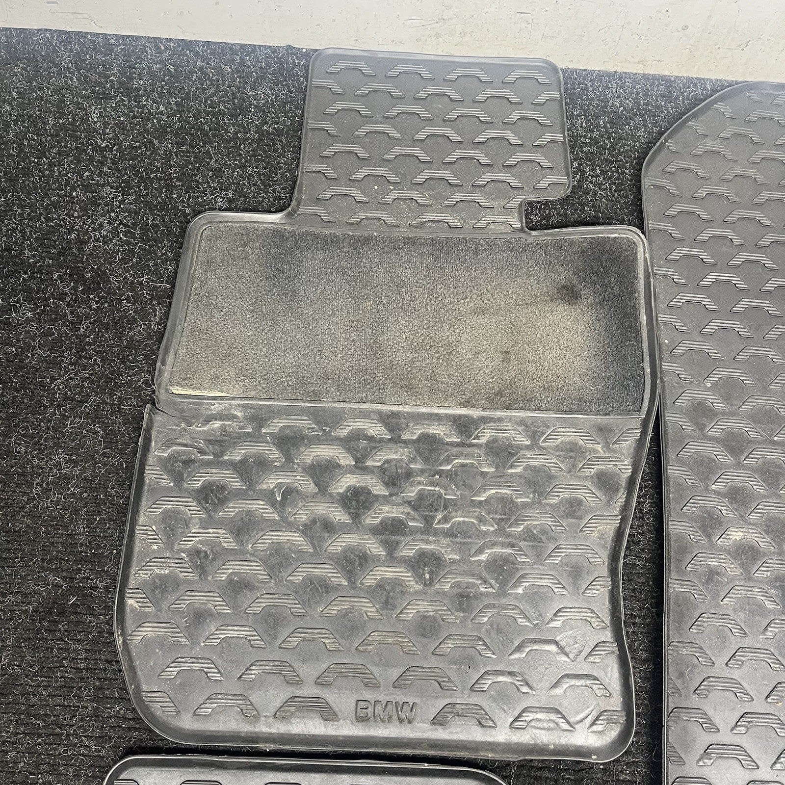 ☑️ BMW 06-12 3-Series Original E90 All-Weather Rubber Floor Mat OEM Front Rear