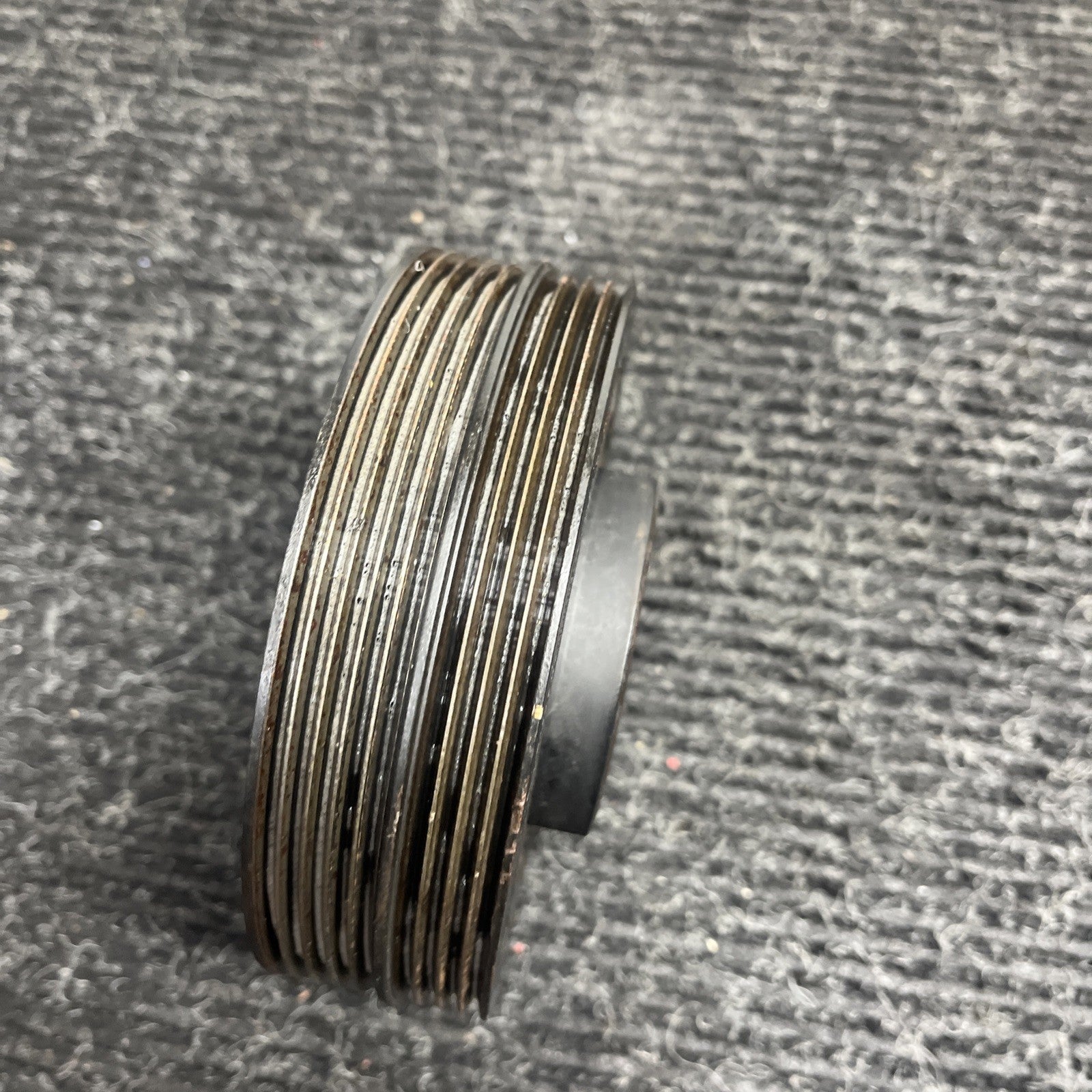 ☑️ Subaru Ej25 SOHC Crankshaft Pulley With Bolt OEM 2012 Impreza WRX STI