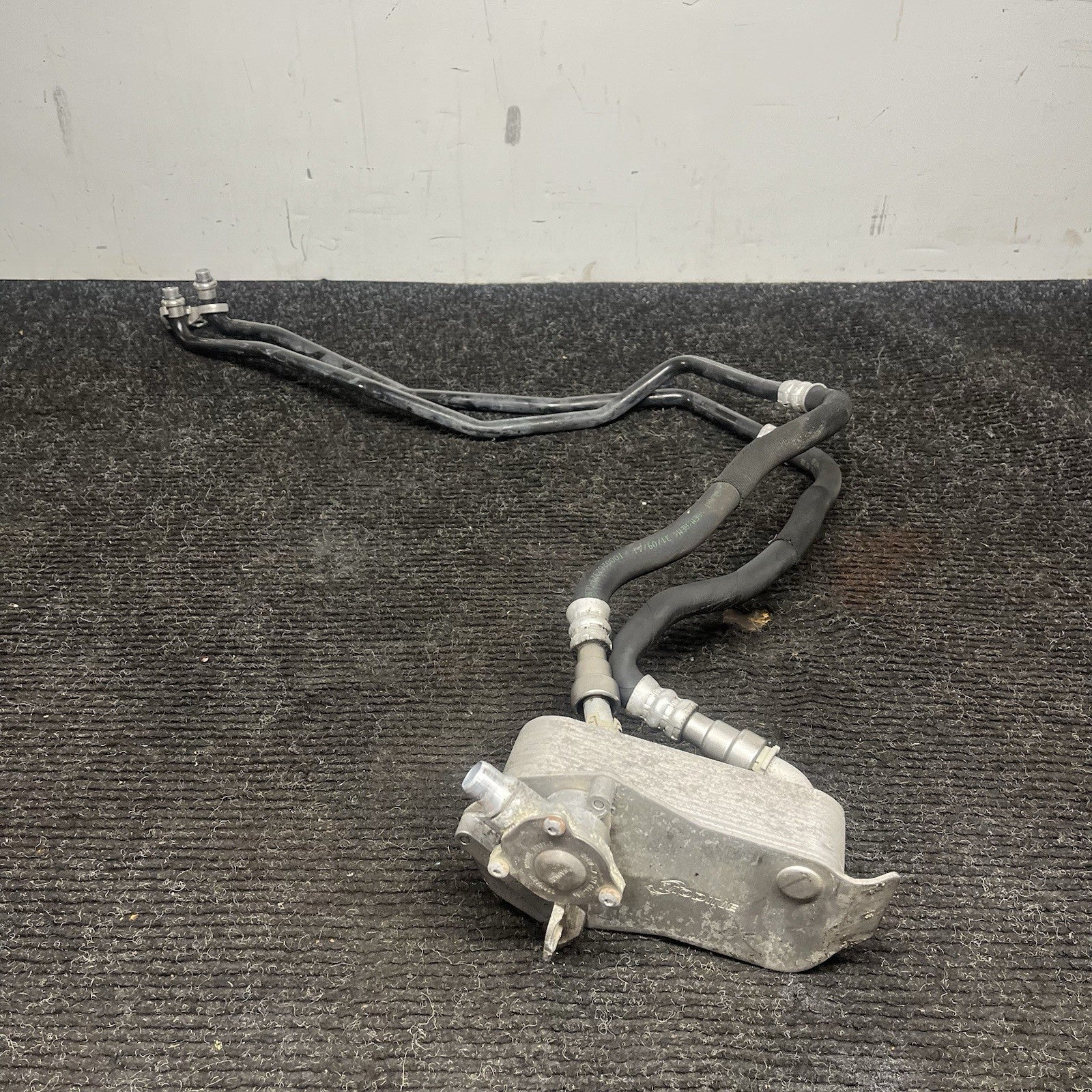 ☑️ 06-11 BMW E90 335d Transmission Oil Cooler Inlet Line Pipe Cooling Hose OEM
