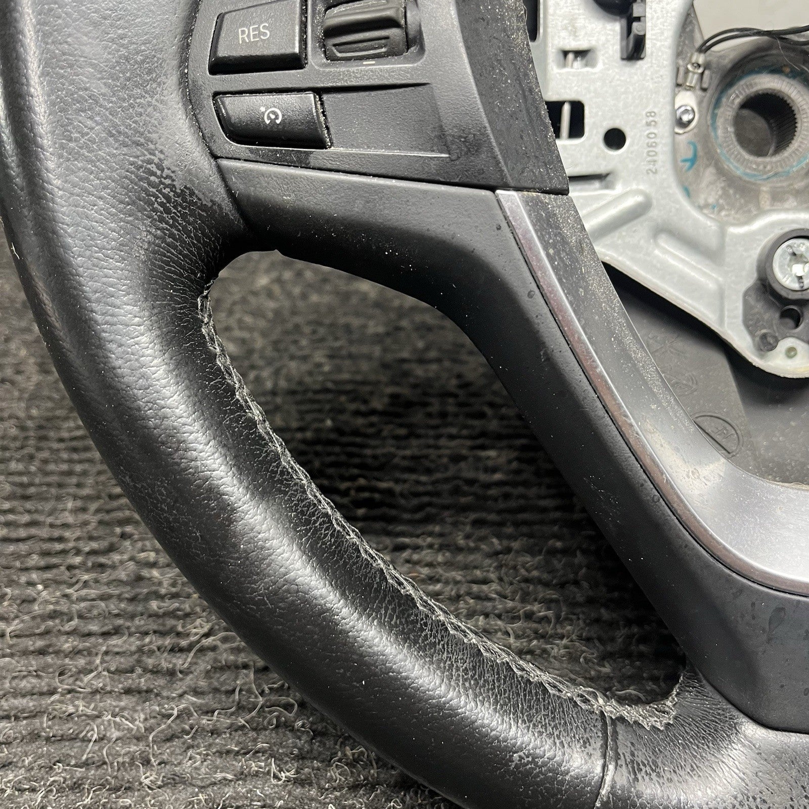 ☑️ 2011-2017 BMW X3 F25 SPORT STEERING WHEEL BLACK LEATHER OEM