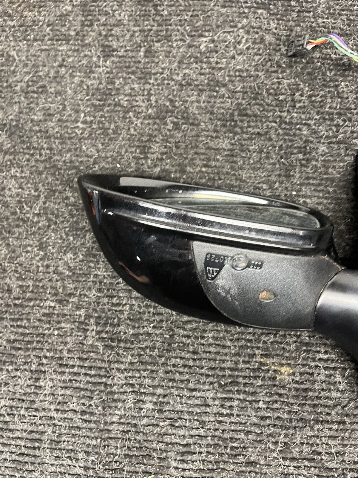 ☑️ 03-08 BMW Z4 Left Driver Side Door View Mirror Assembly Oem Black