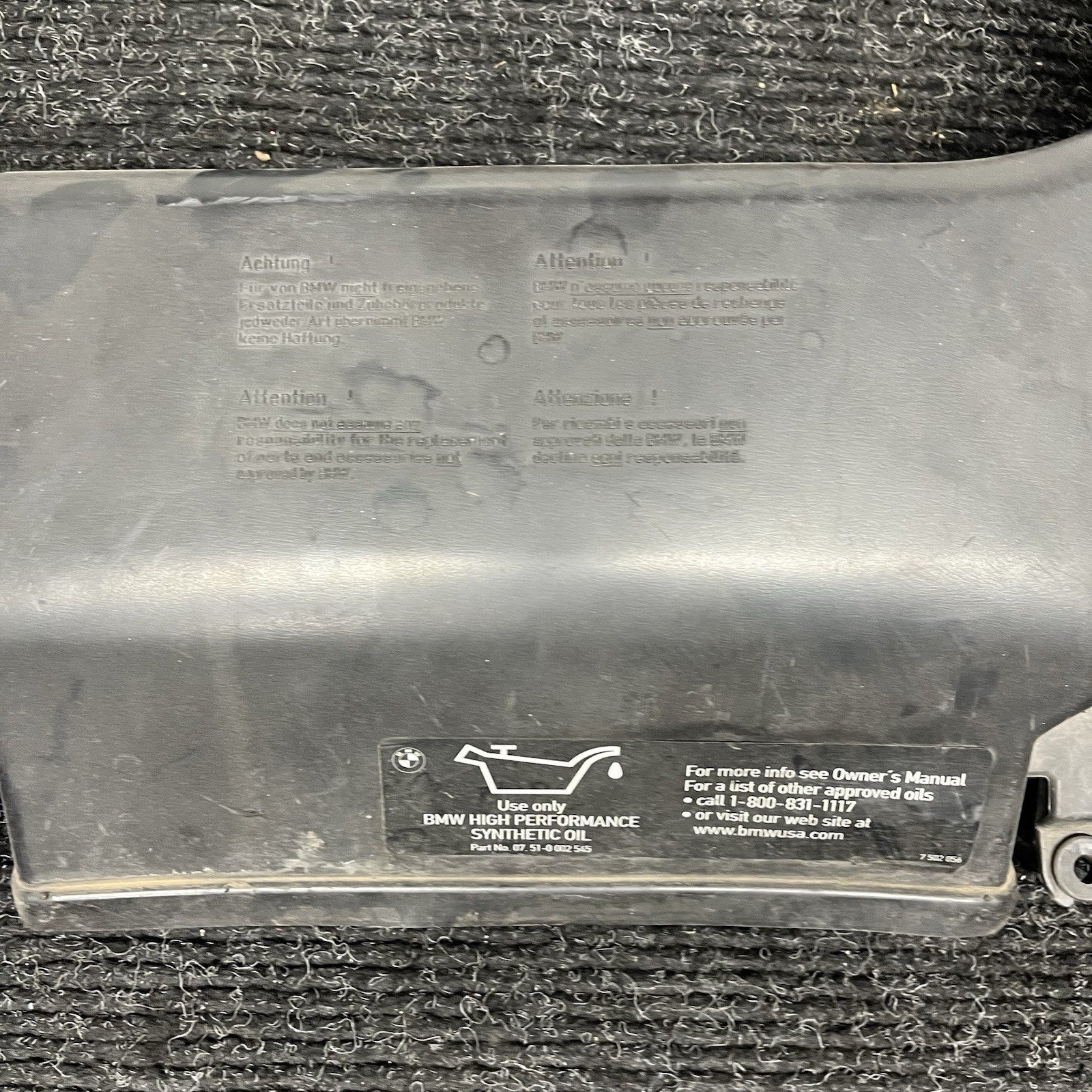 ☑️ 01-06 BMW E46 325i 325ci 330i 330ci 330xi Upper Radiator Air Duct OEM *NOTE*
