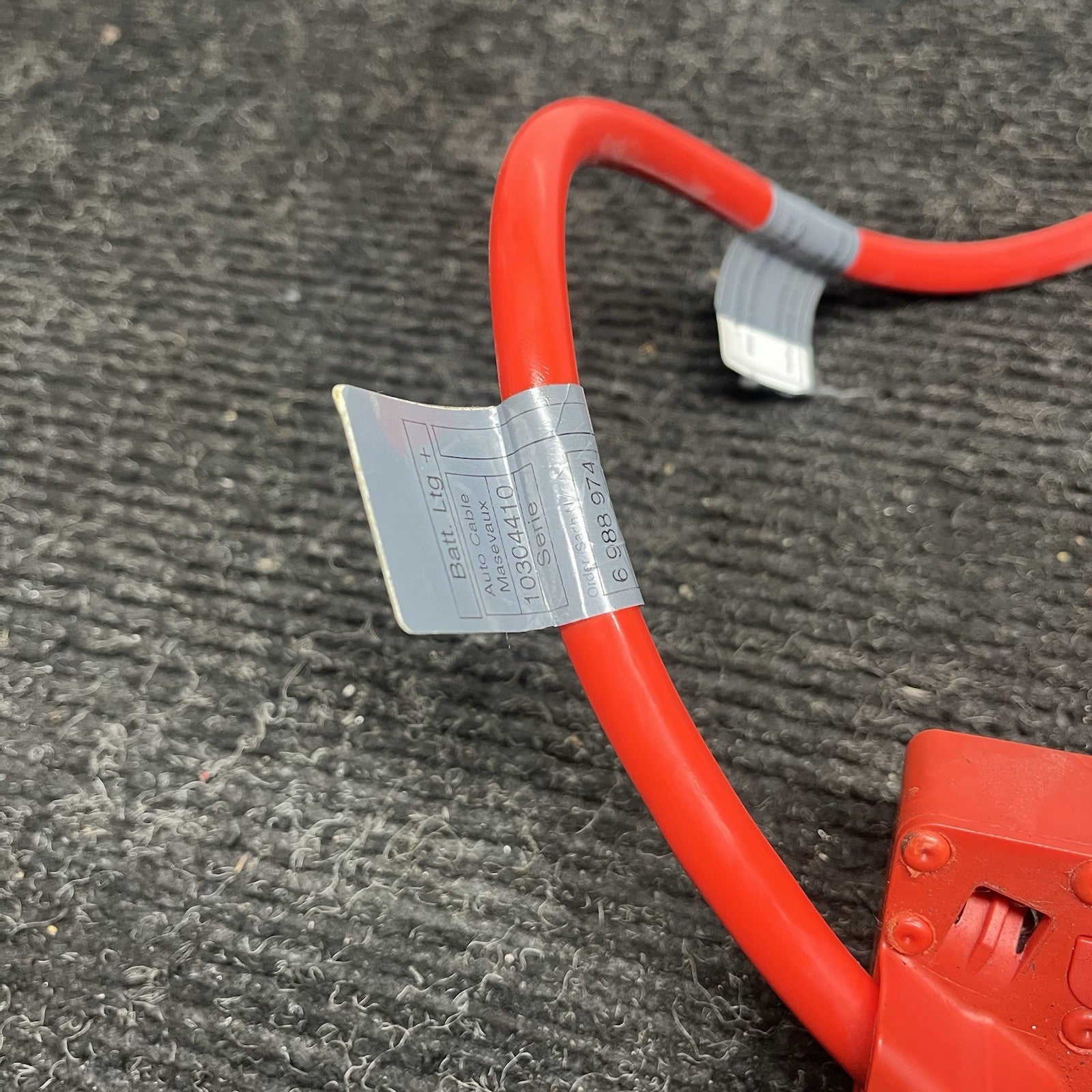 ☑️ 06-13 OEM BMW E82 E90 E92 E88 Battery Plus Pole Terminal Positive Red Cable