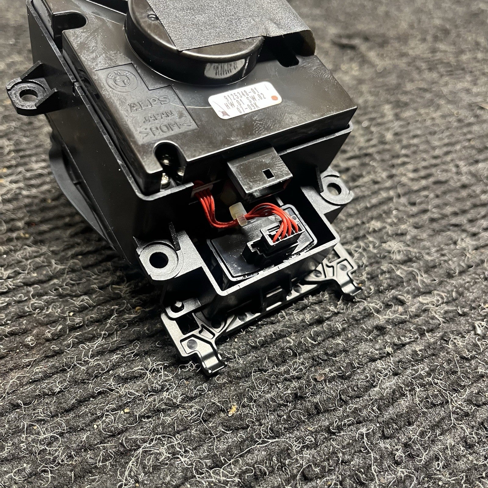 ☑️ BMW E87 E90 E91 E92 CCC Multimedia Controller iDrive Knob Push Button 9125348