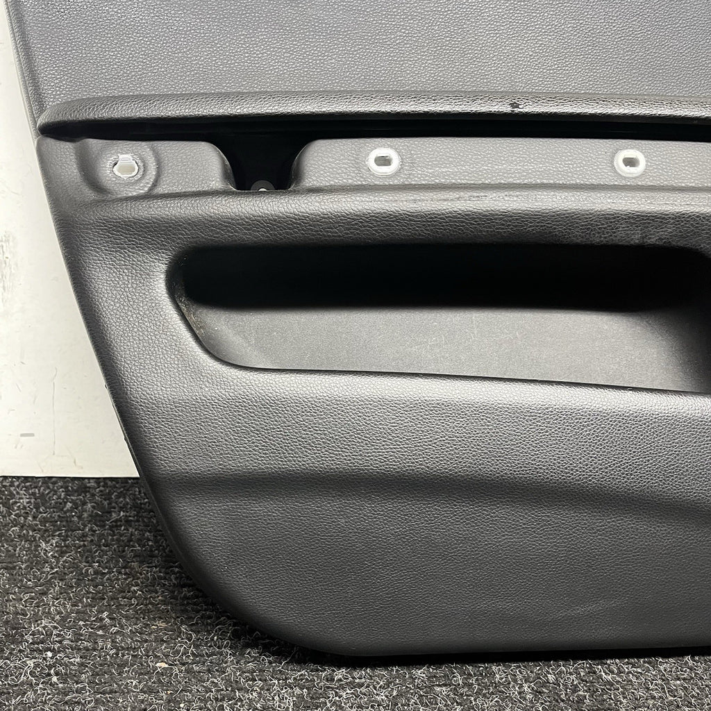 ☑️ 07-13 OEM BMW E93 E92 Front Left Driver Door Card Panels Black Dakota LEATHER