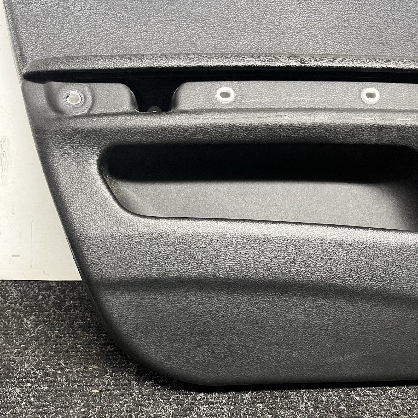 ☑️ 07-13 OEM BMW E93 E92 Front Left Driver Door Card Panels Black Dakota LEATHER