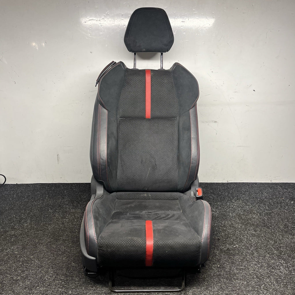☑️ 2022-2025 Subaru Brz Front Right Passenger Seat 64150CC060VL BLACK RED SUEDE