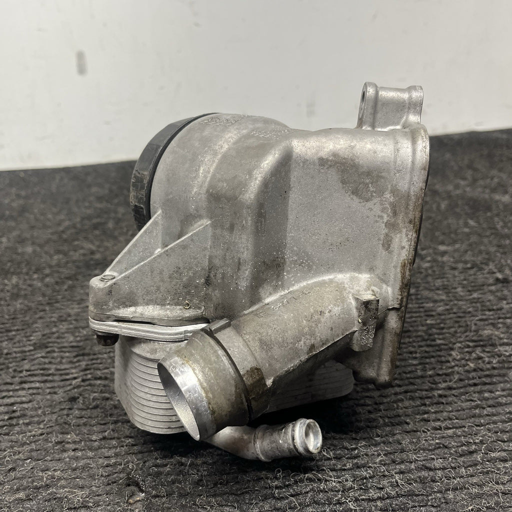 ☑️ 2007-2013 BMW 328i 528i N52 Oil Filter Housing Heat Exchanger OEM 11427516383