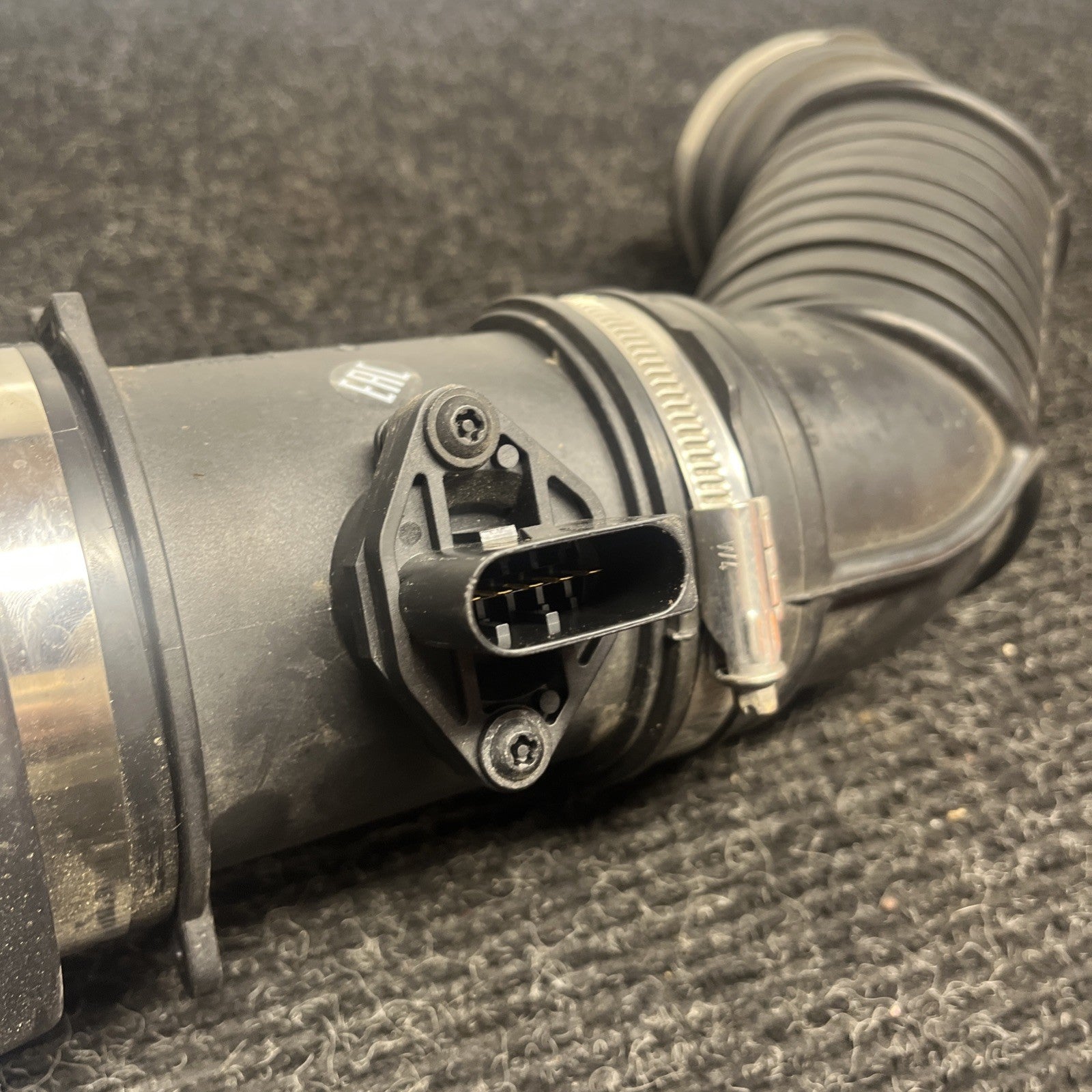 ☑️ 04-09 OEM Audi S4 4.2 Intake Throttle Body Hose Duct Tube W/ MAF and Filter