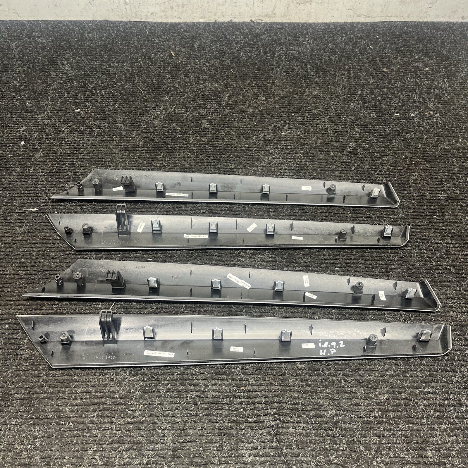 ☑️ 2011-2014 BMW F25 X3 F26 X4 Factory Brushed Aluminum Door Trim Set of 4 OEM
