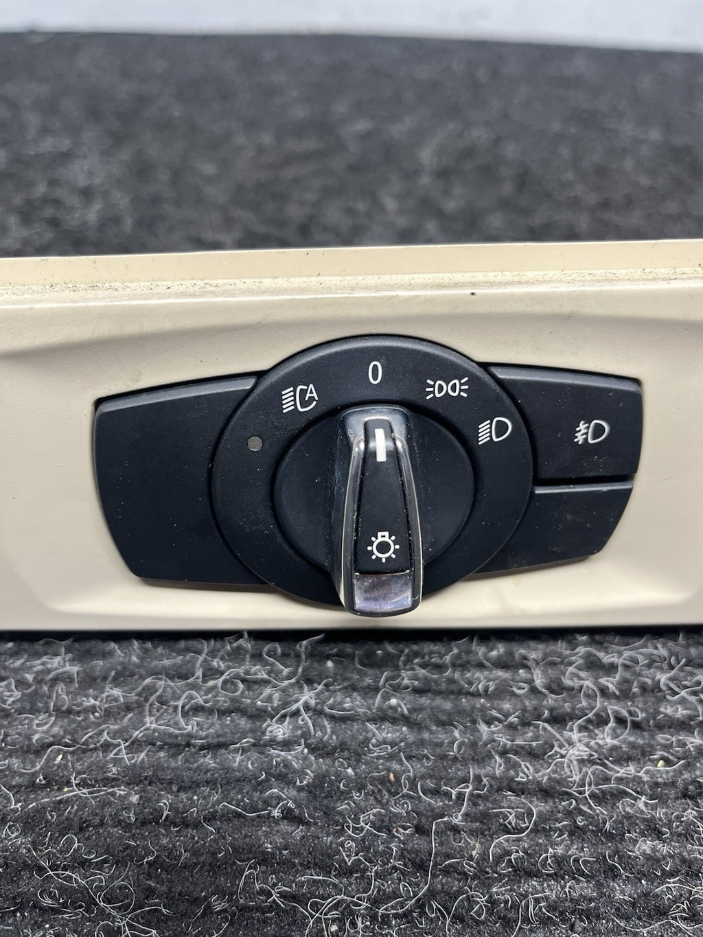☑️ 07-13 OEM BMW E92 E93 328 335 Headlight Switch Control Panel Light TAN