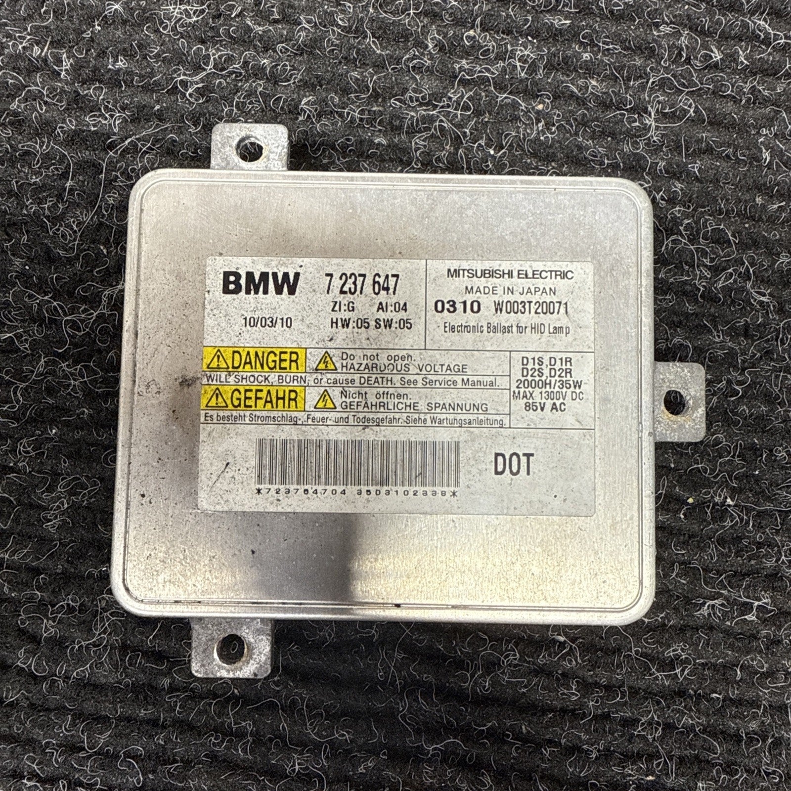 ☑️09-11 BMW OEM E90 E91 Dynamic Adaptive Xenon Headlight HID Ballast Driver Left