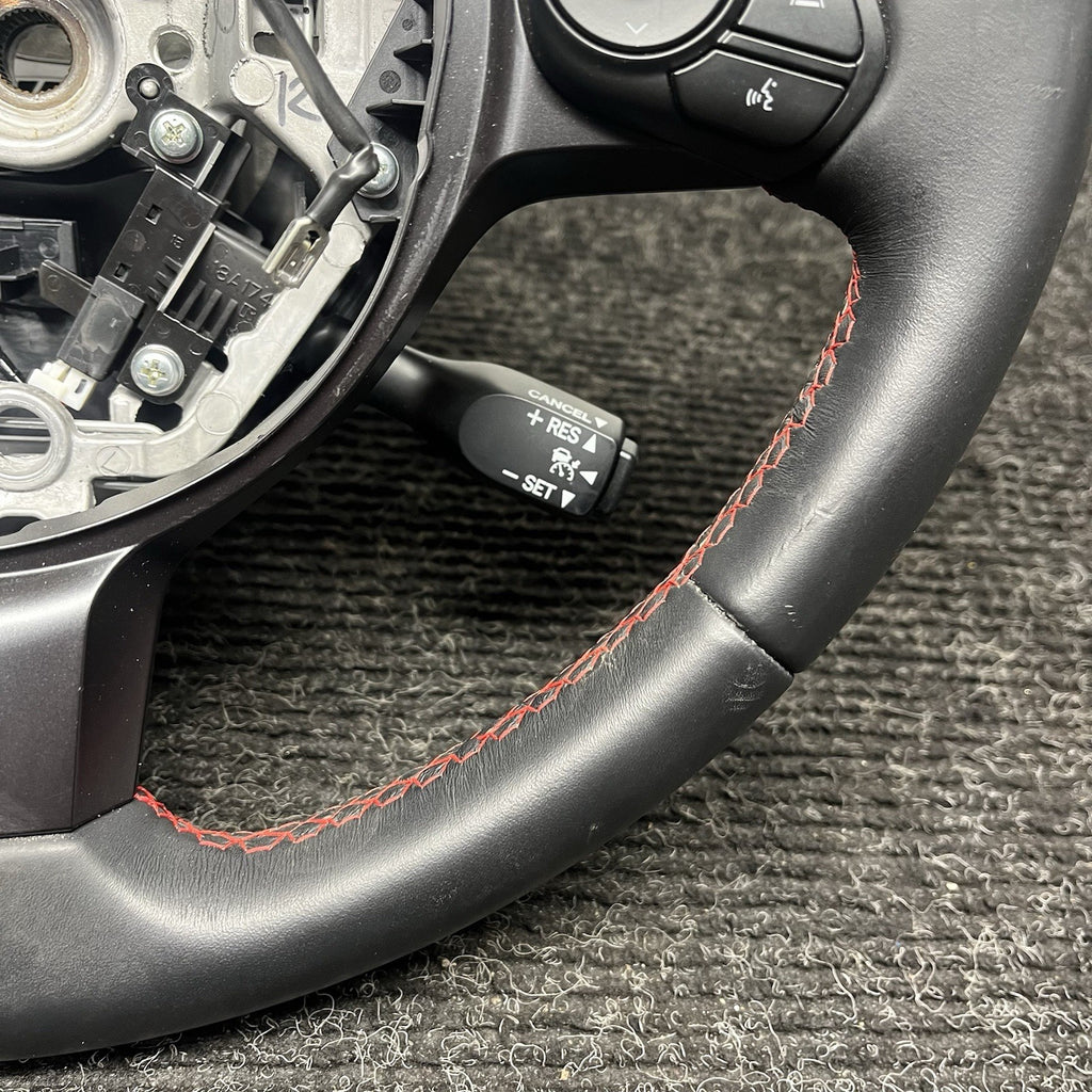 ☑️ 22-24 SUBARU BRZ STEERING WHEEL LEATHER BLACK OEM MANUAL GS131-16410