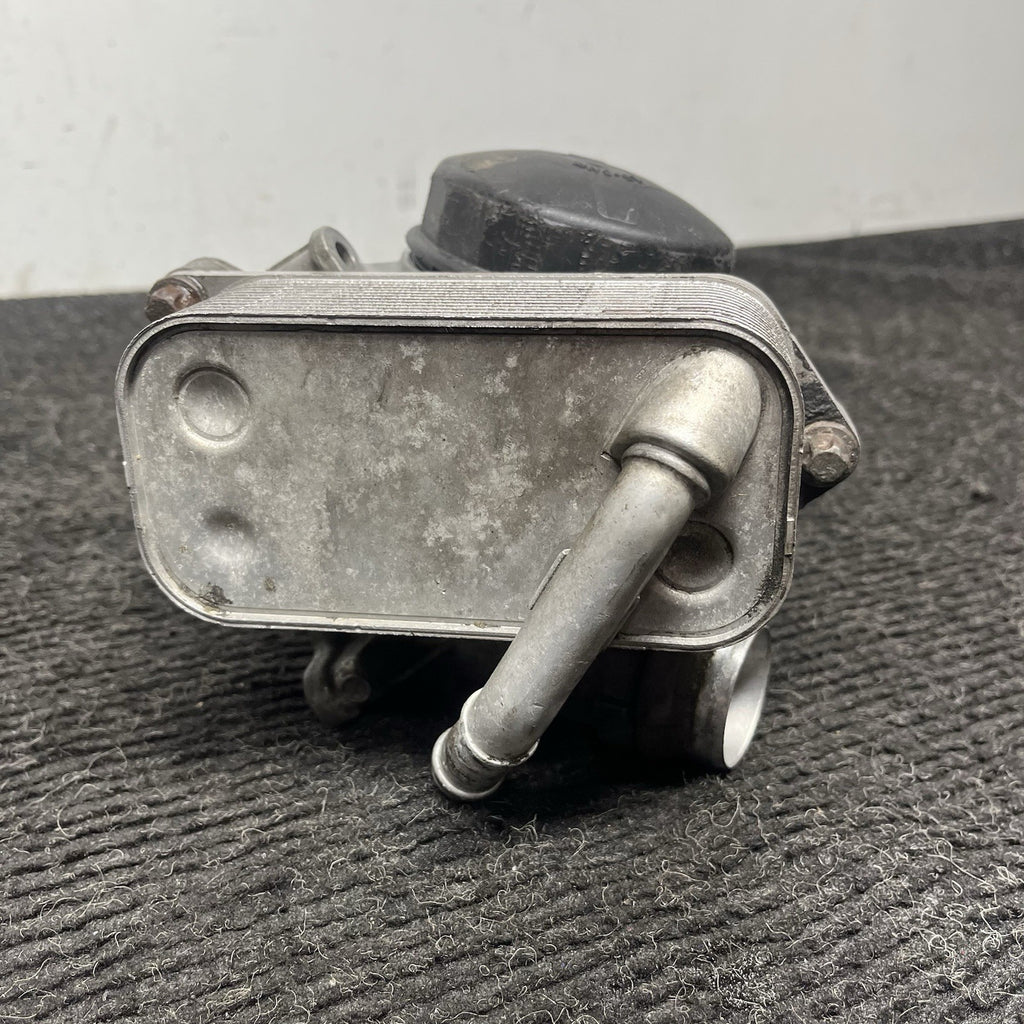 ☑️ 2007-2013 BMW 328i 528i N52 Oil Filter Housing Heat Exchanger OEM 11427516383