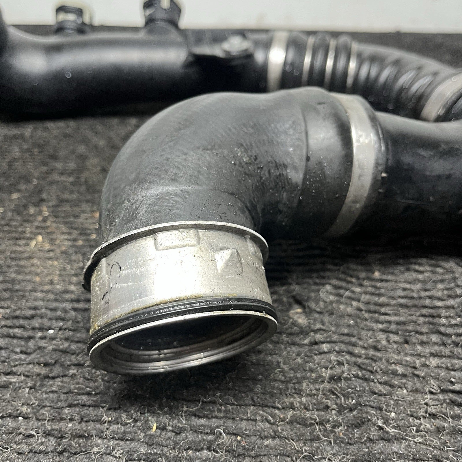 ☑️ BMW 07-10 E90 E92 E82 N54 Air Intake Charge Induction Charge Pipe Tract OEM