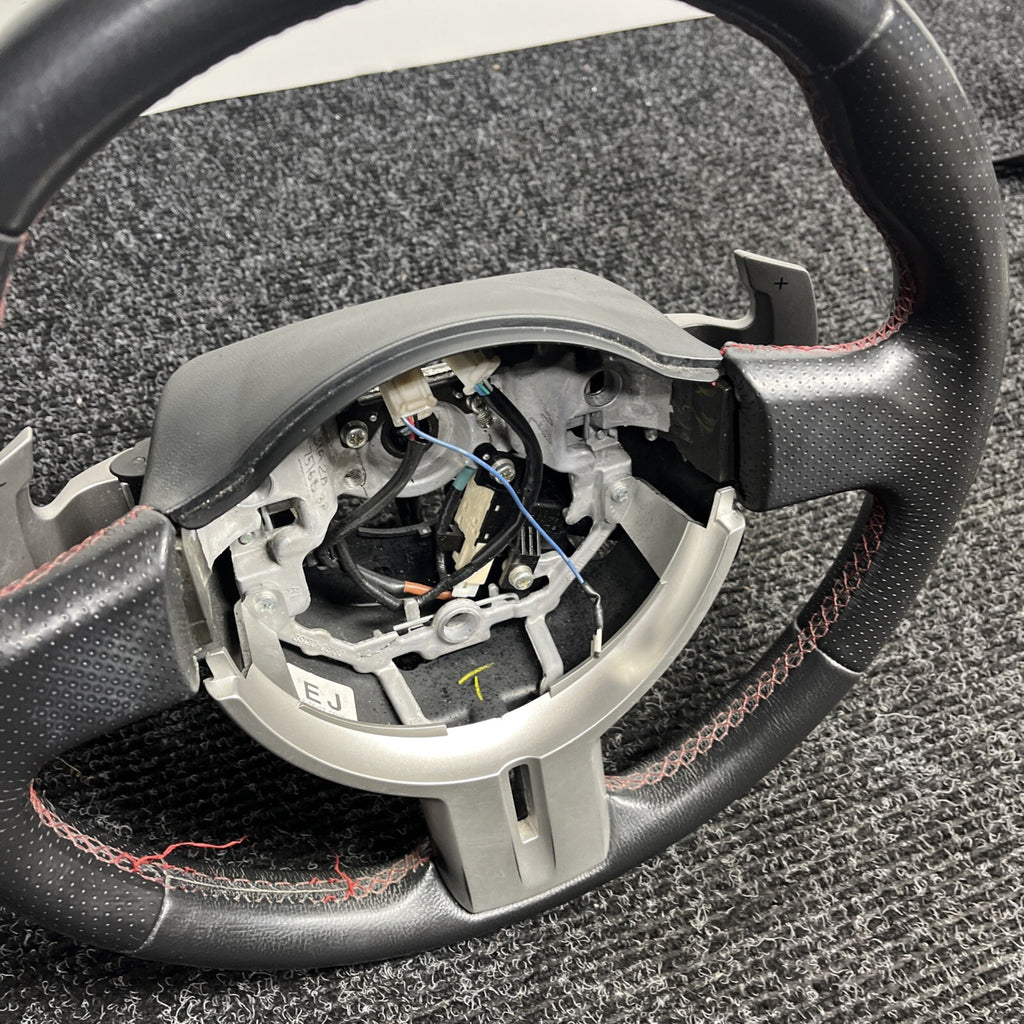☑️ 2013-2016 SCION FRS Subaru BRZ OEM Steering Wheel Red Stitched Shift Paddles