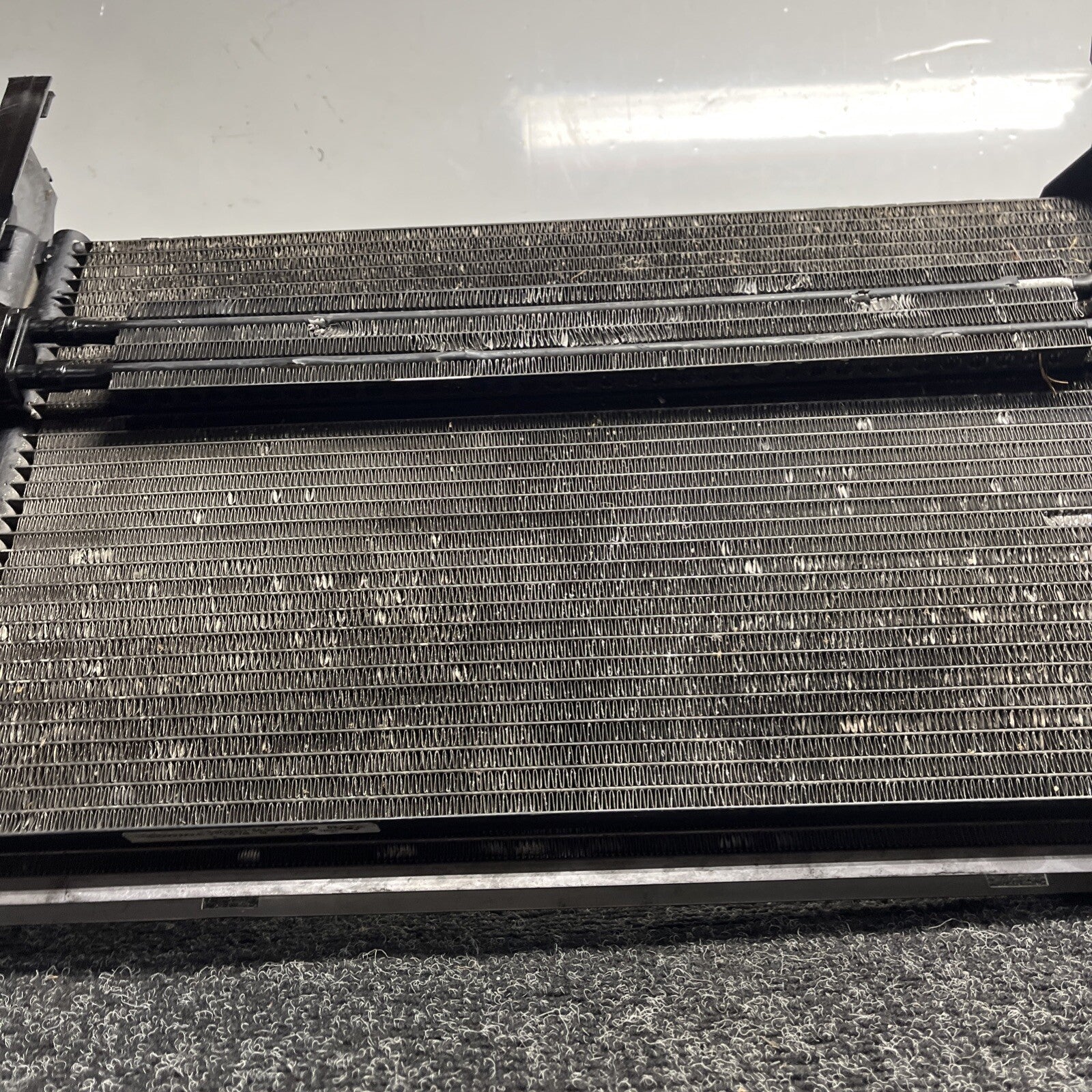 ☑️ 07-13 BMW E92 N54 335i RADIATOR A/T TRANSMISSION OIL COOLER W CONDENSER OEM
