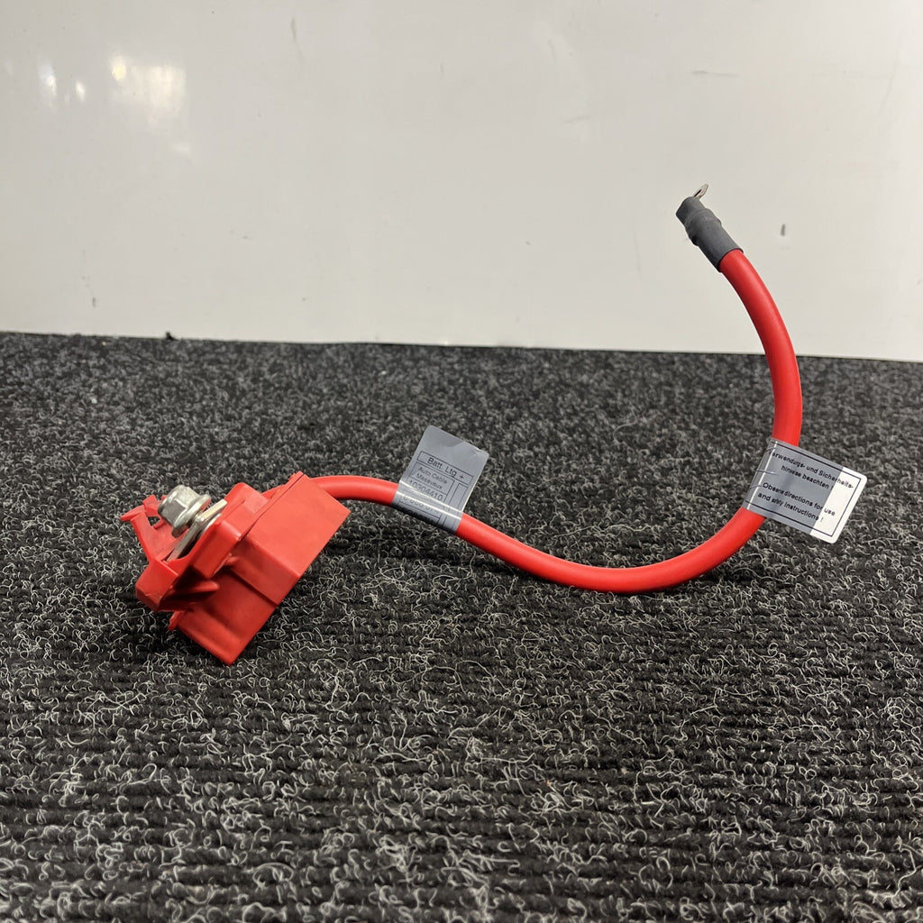 ☑️ 06-13 OEM BMW E82 E90 E92 E88 Battery Plus Pole Terminal Positive Red Cable
