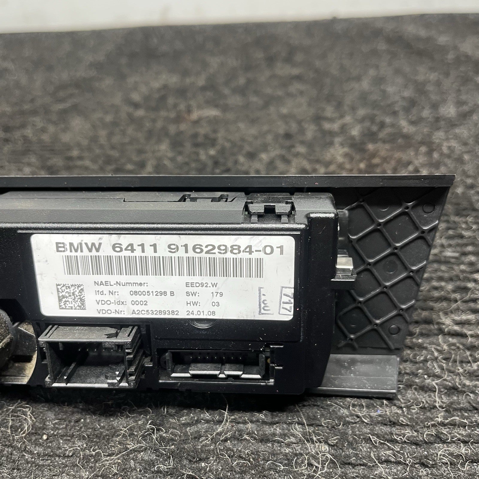 ☑️ 07-13 OEM BMW E92 E93 328 335 AC A/C Heater Climate Control Switch Panel
